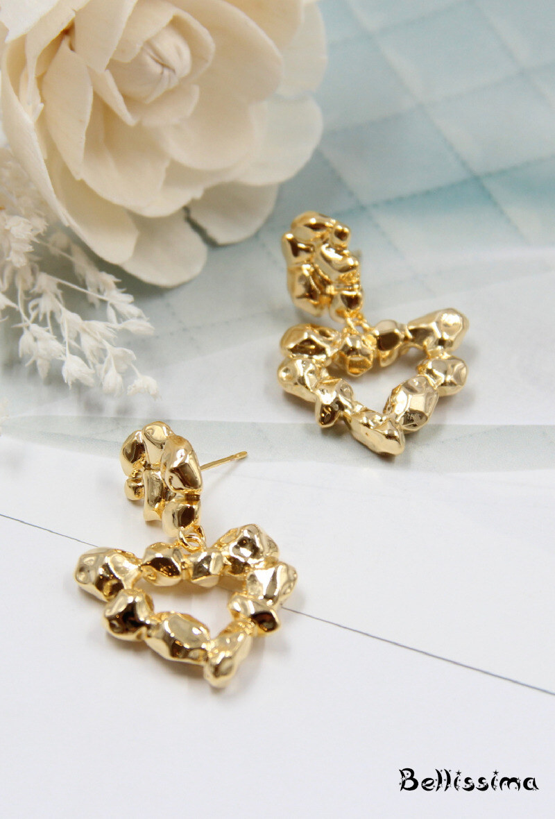 Grossiste Bellissima - Boucle d'oreille tige en argent 925