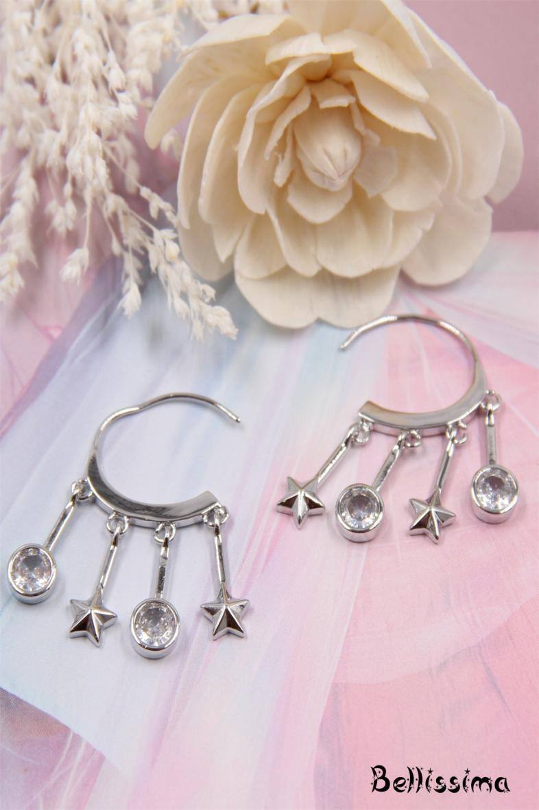 Mayorista Bellissima - Arete de plata 925