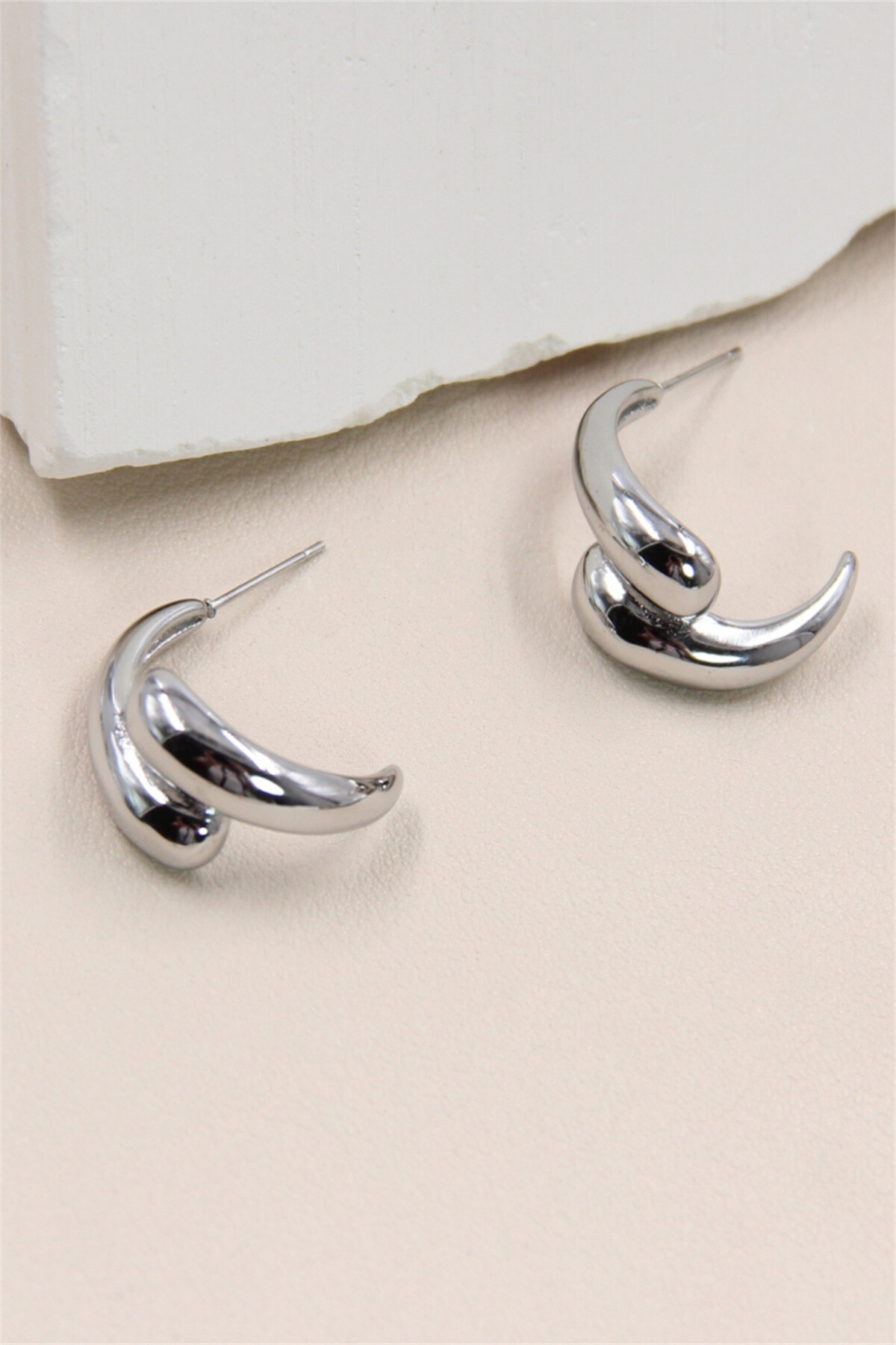 Wholesaler Bellissima - Drop-shaped earrings - A shower of beauty