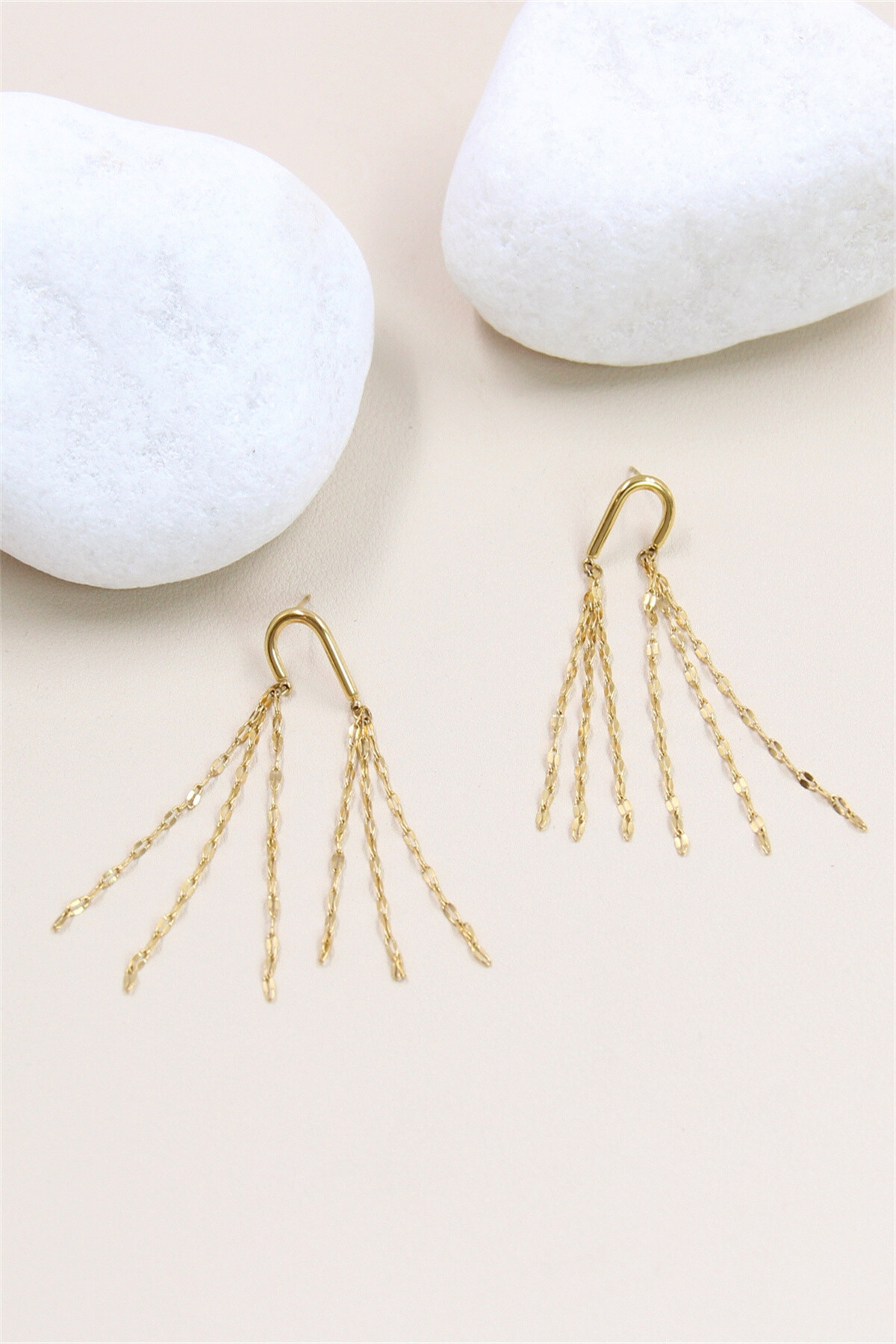 Wholesaler Bellissima - Stainless Steel Drop Earrings