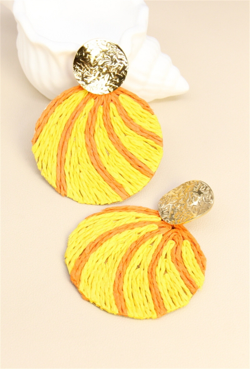 Grossiste Bellissima - Boucles d'Oreilles Tissées en acier inoxydable – Harmonie Artisanale