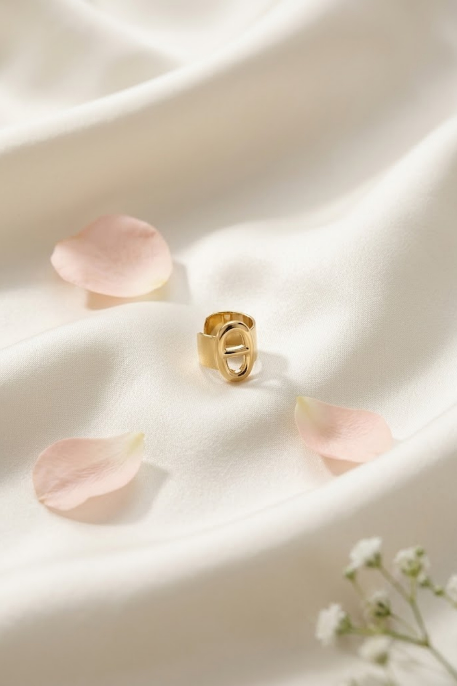 Grossiste Bellissima - Mono Boucle d’Oreille Arcade Maille Marine – Chic Intemporel