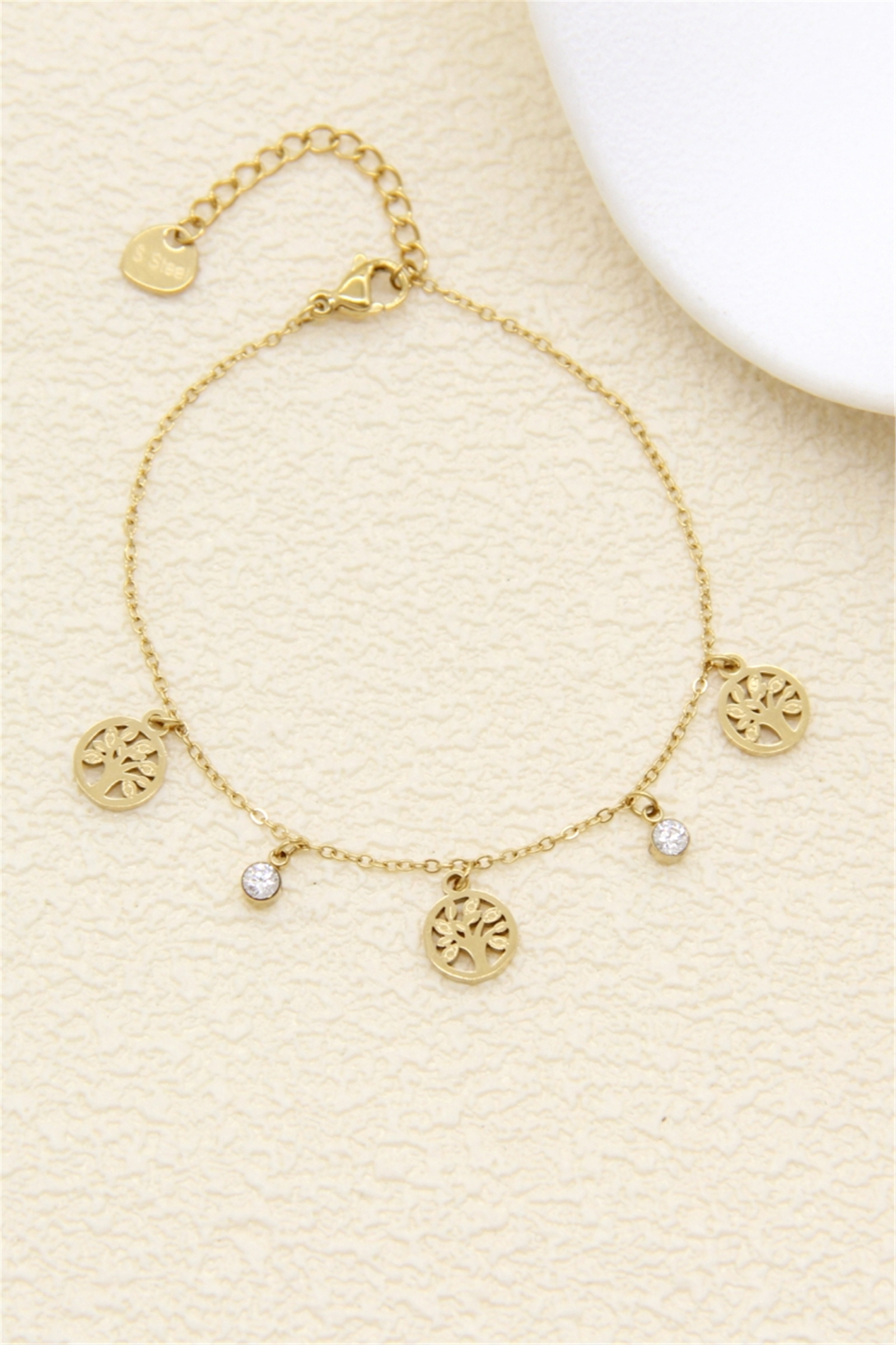 Grossiste Bellissima - Bracelet Arbre de Vie à Charms – Acier Inoxydable