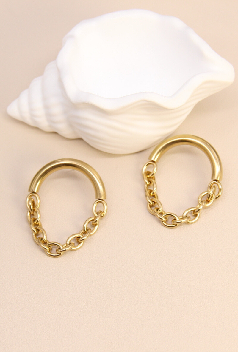 Wholesaler Bellissima - Ear buckle in stainless steel - urban seduction