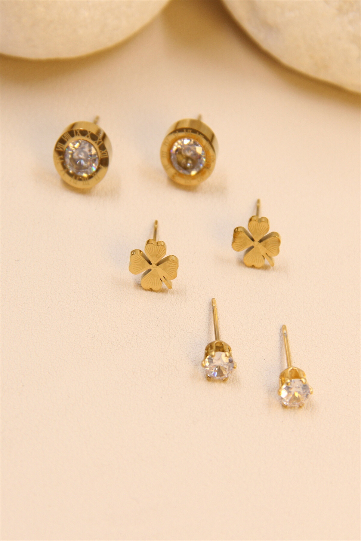 Wholesaler Bellissima - Stainless steel earrings - shine and elegance