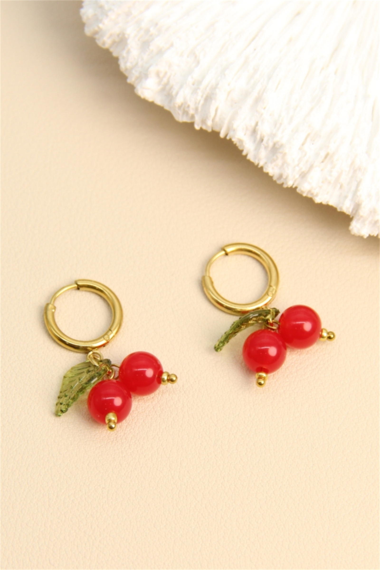 Grossiste Bellissima - Boucles d’oreilles Cerises – Esprit fruité et fun