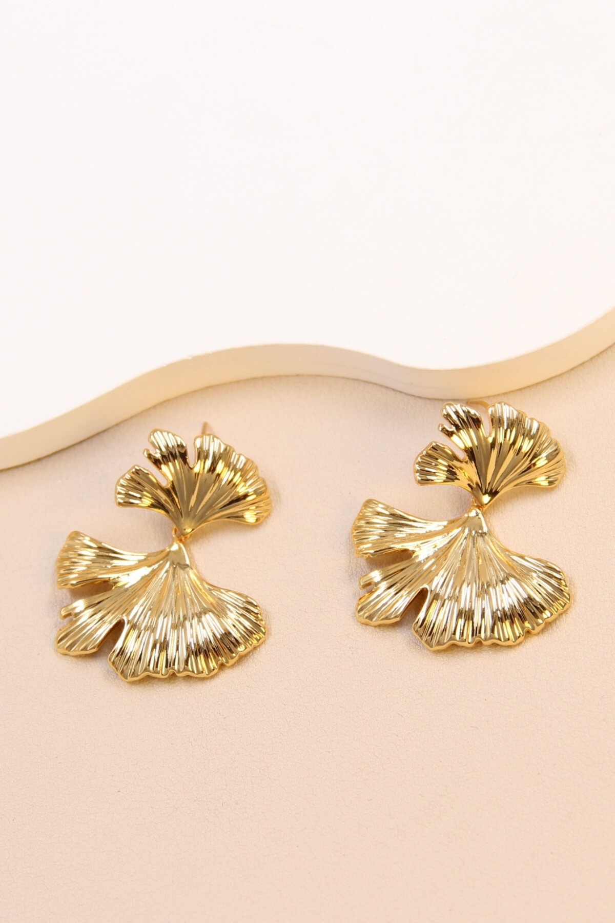 Grossista Bellissima - Ginkgo Silver 925 Hypoallergenic Ginkgo Leaf Hards