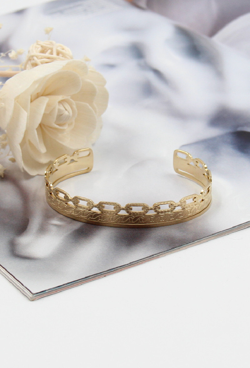 Grossista Bellissima - Bracciale in acciaio 154BRA07