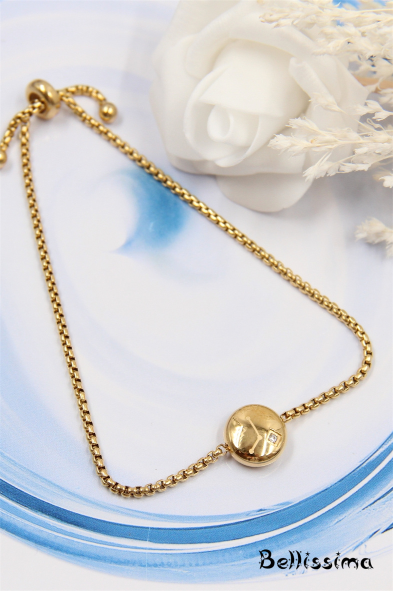 Großhändler Bellissima - Sternzeichen-Armband aus Edelstahl
