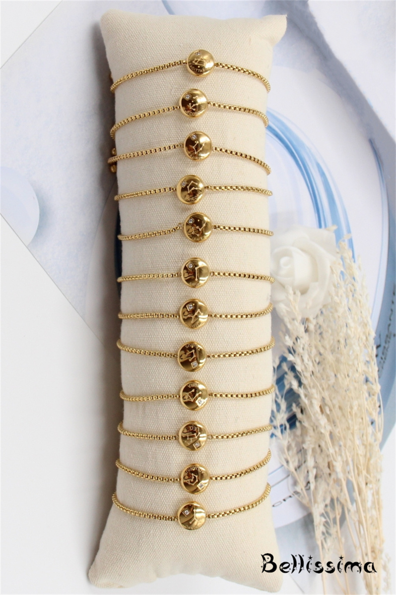 Großhändler Bellissima - Sternzeichen-Armband aus Edelstahl