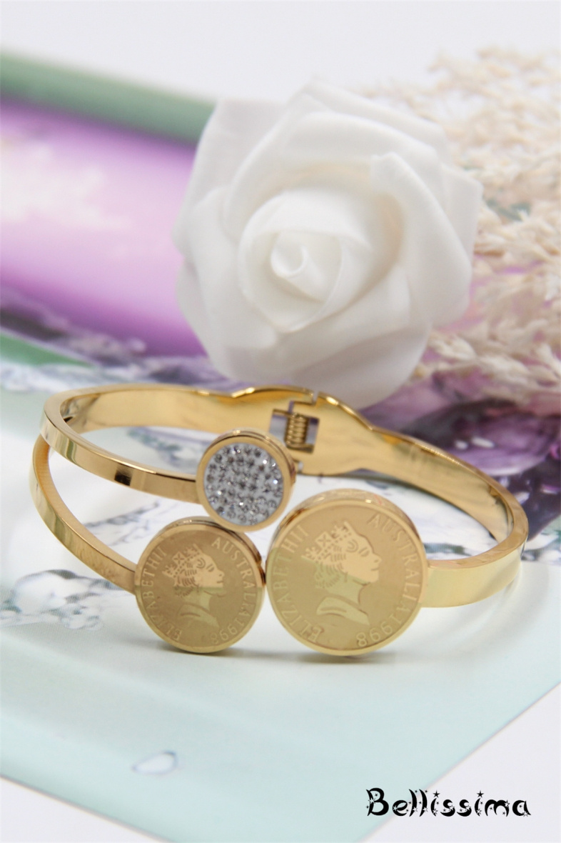 Großhändler Bellissima - Queen-Armband aus Edelstahl