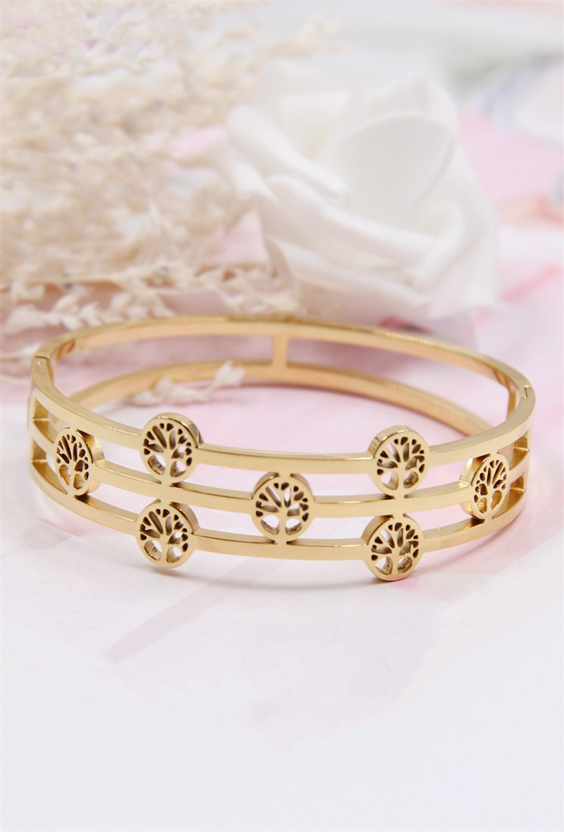 Grossista Bellissima - Bracciale bracciale albero della vita in acciaio inossidabile