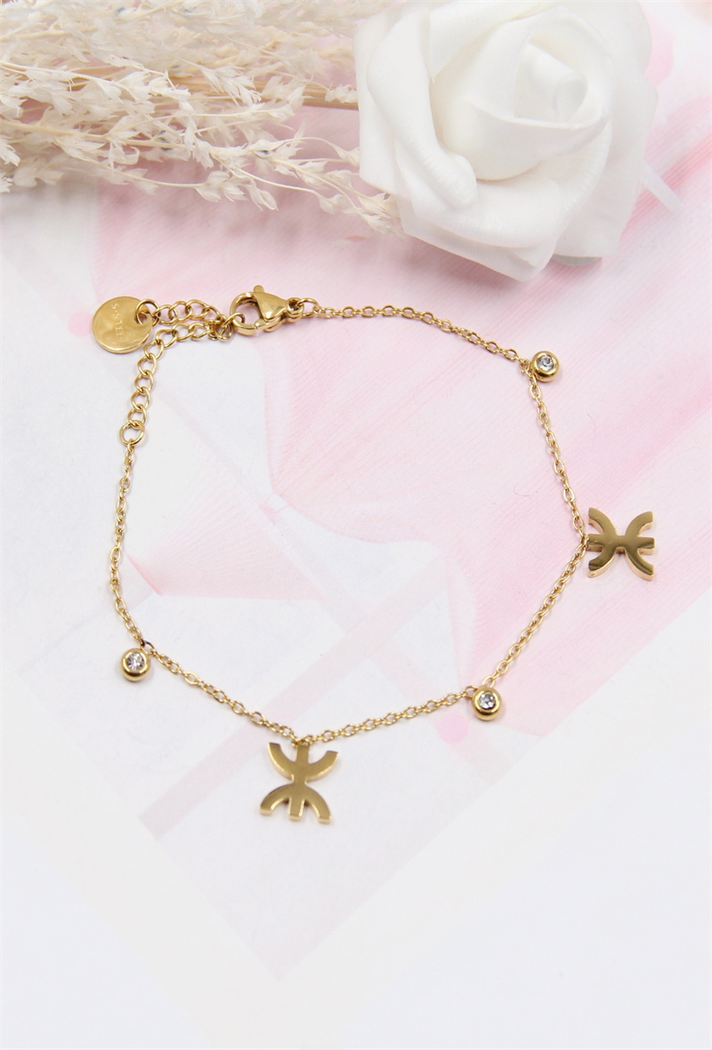 Mayorista Bellissima - Pulsera bereber de strass en acero inoxidable