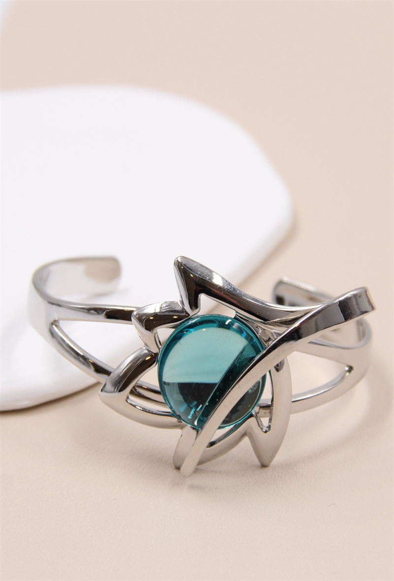 Mayorista Bellissima - Brazalete ajustable de cristal rodiado
