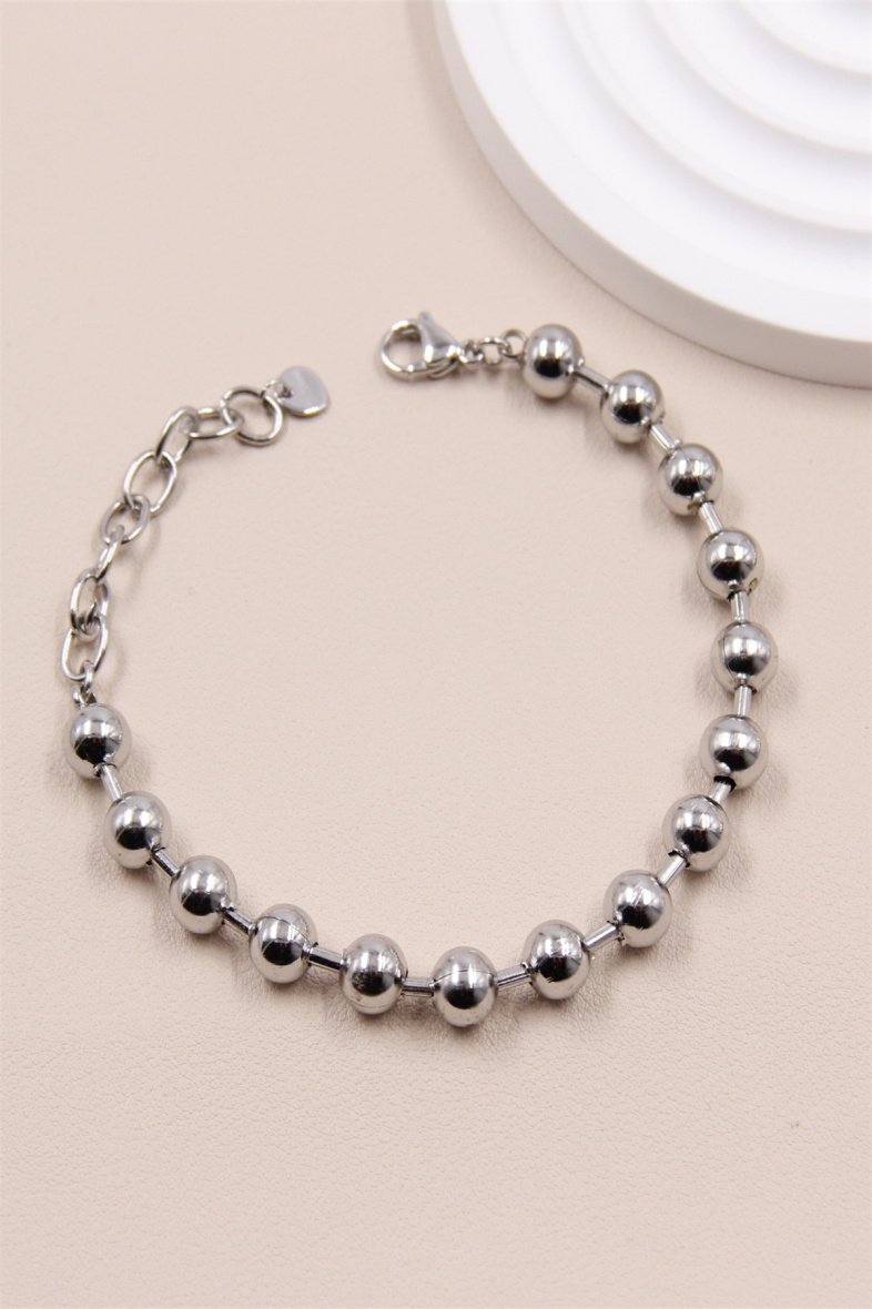 Wholesaler Bellissima - Stainless steel bead bracelet