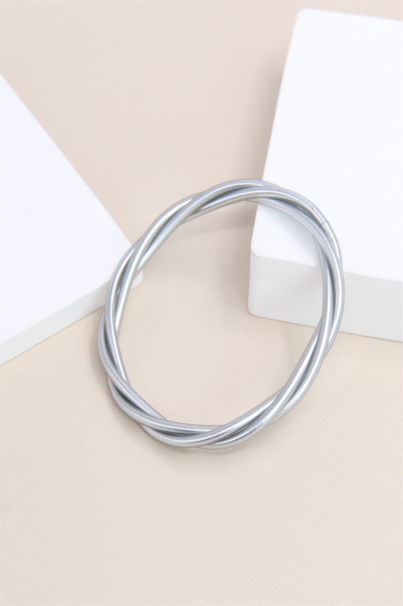 Wholesaler Bellissima - Soft sequined braided Buddhist bangle bracelet for