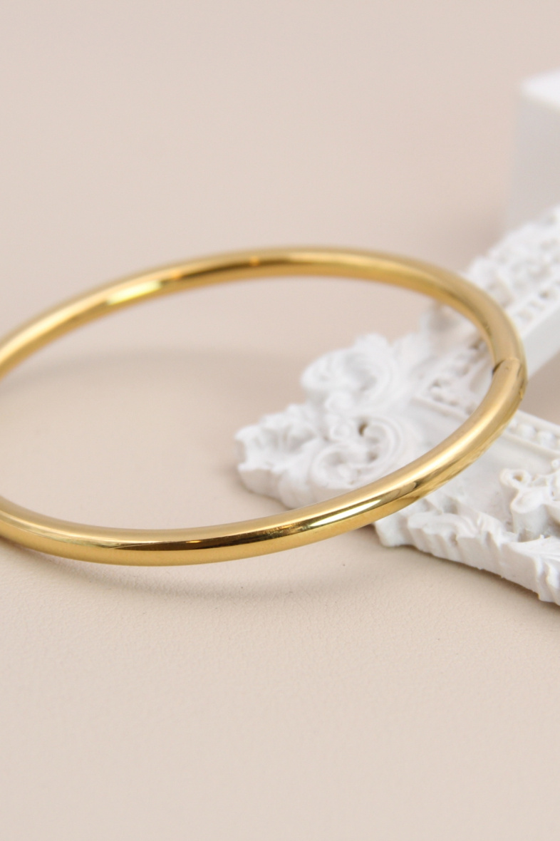 Grossiste Bellissima - Bracelet jonc avec une ouverture en acier inoxydable