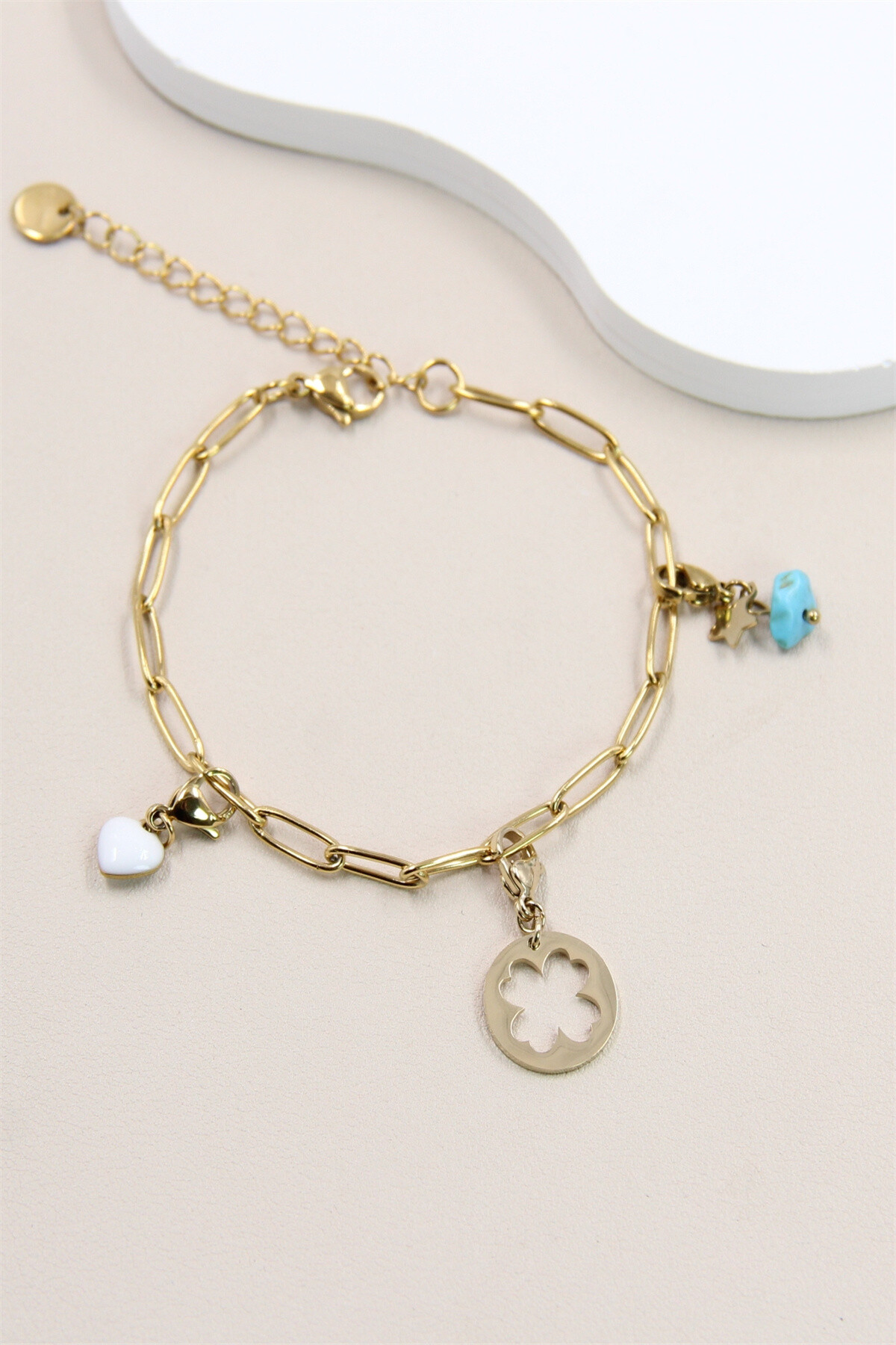 Grossiste Bellissima - Bracelet maillon compatible pour attacher des pendentifs charm's