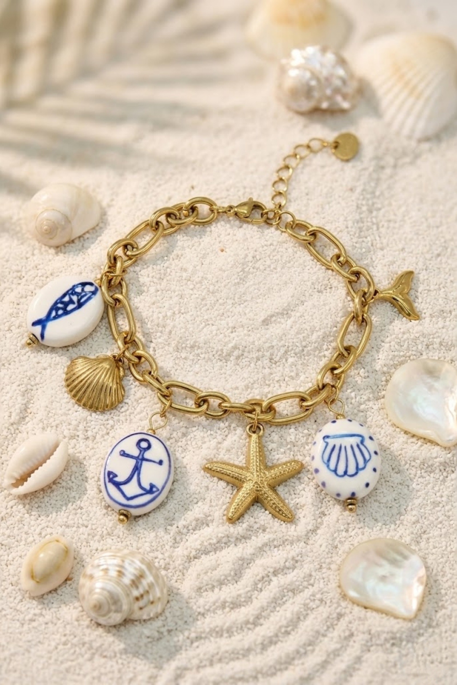 Mayorista Bellissima - Pulsera de Charms Náuticos – Espíritu Chic de la Costa