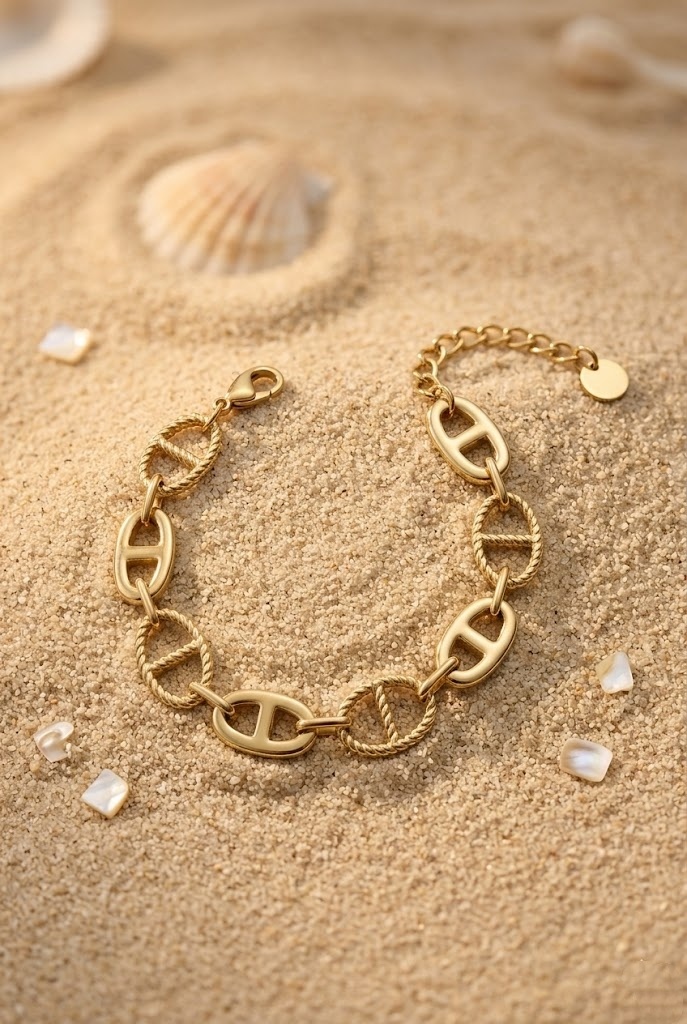Grossiste Bellissima - Bracelet Chaîne Marine en Acier Inoxydable – Élégance Intemporelle