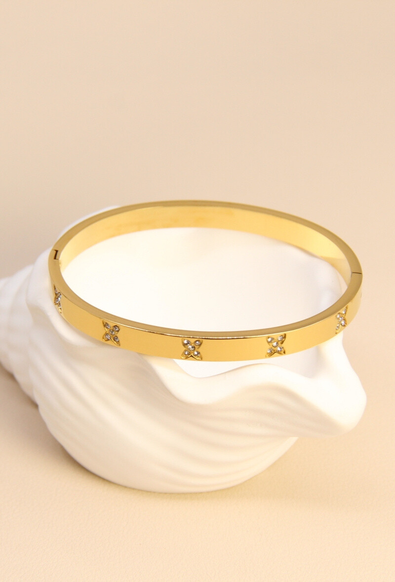 Mayorista Bellissima - Pulsera de estrellas decorada con diario infantil de acero inoxidable - brillo espumoso