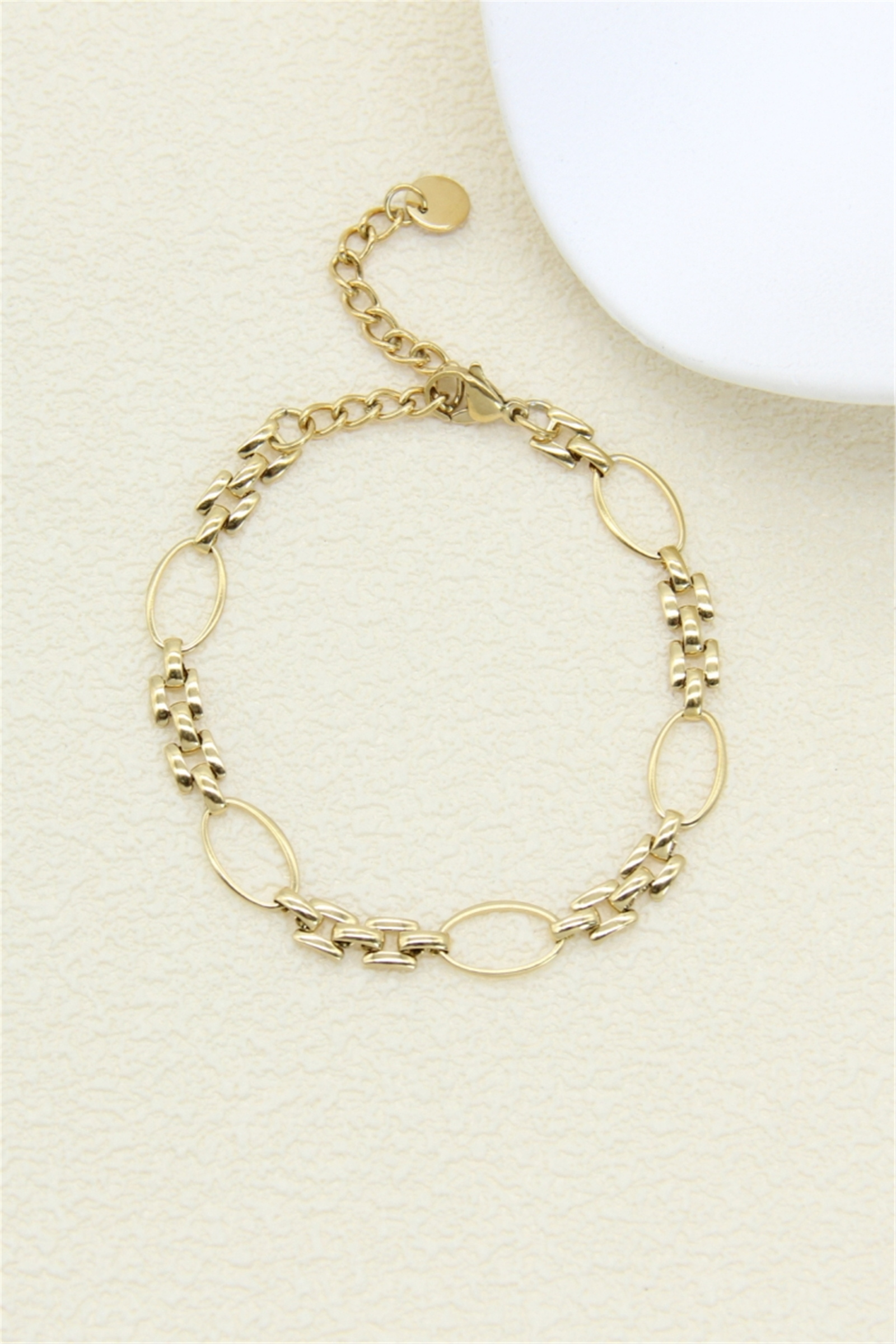 Grossiste Bellissima - Bracelet maille mixte en acier inoxydable – style moderne et raffiné