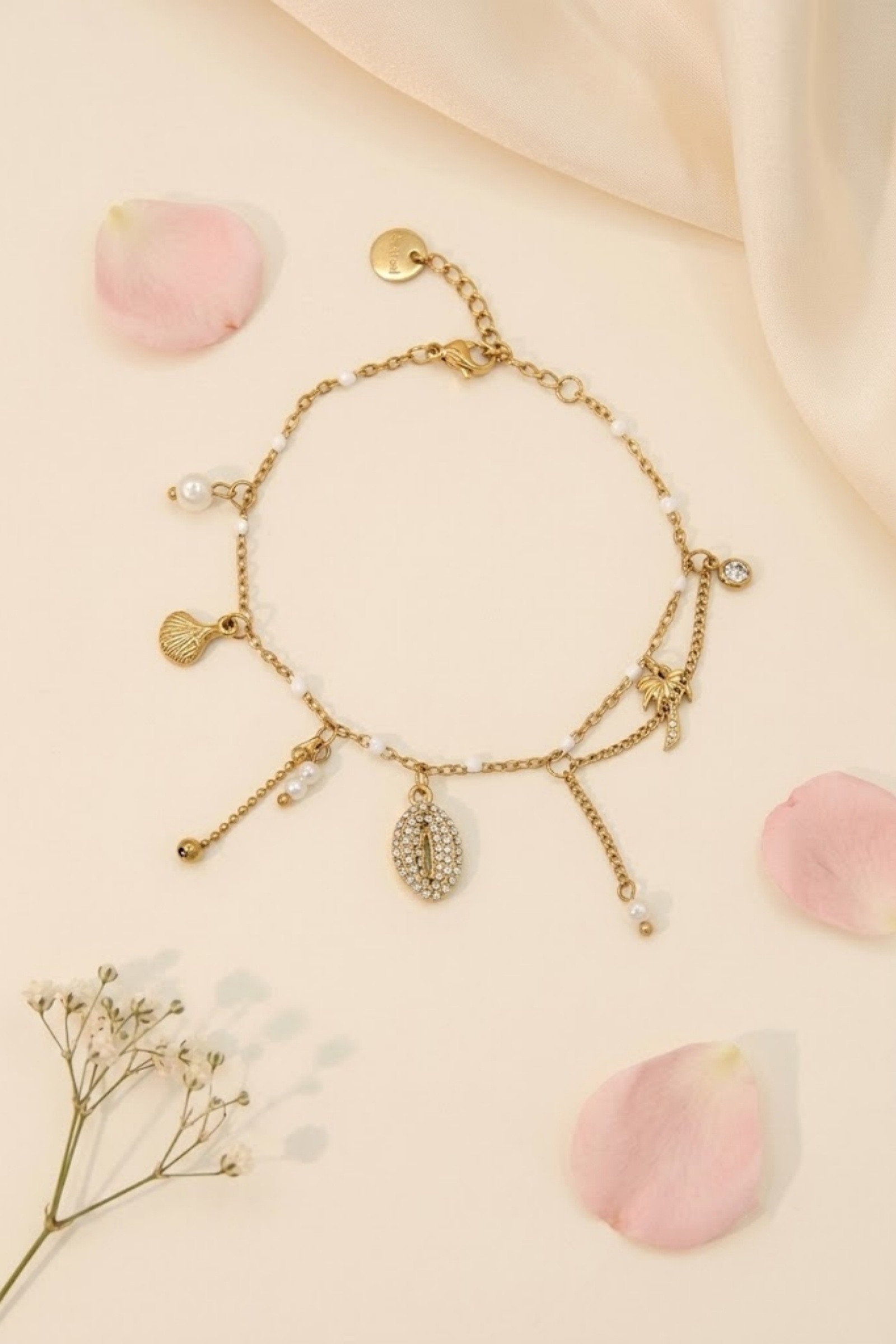 Großhändler Bellissima - Muschel-Charm-Armband – Bohemian Glanz