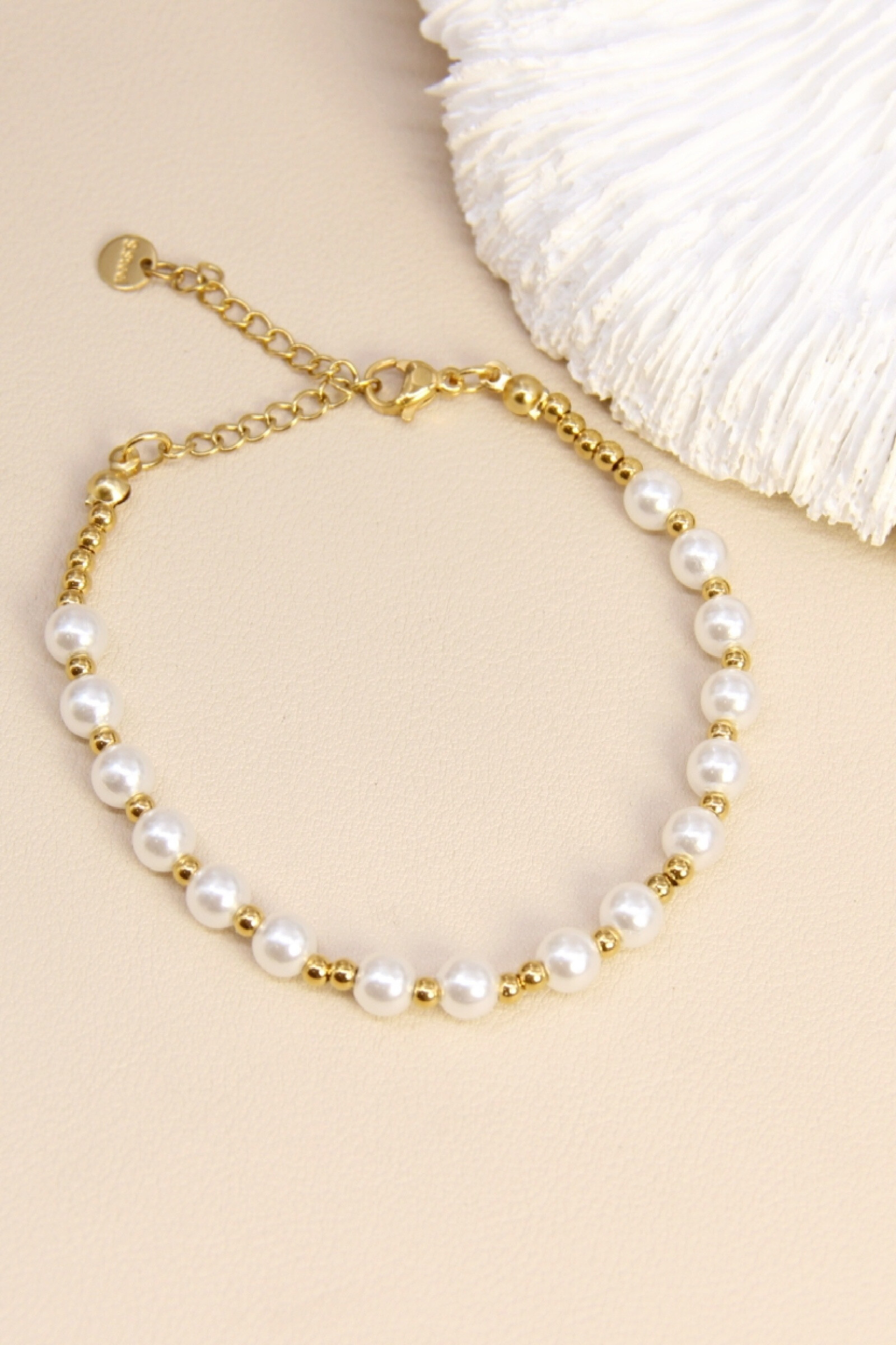 Mayorista Bellissima - Pulsera de cuentas de acero inoxidable - Elegancia atemporal