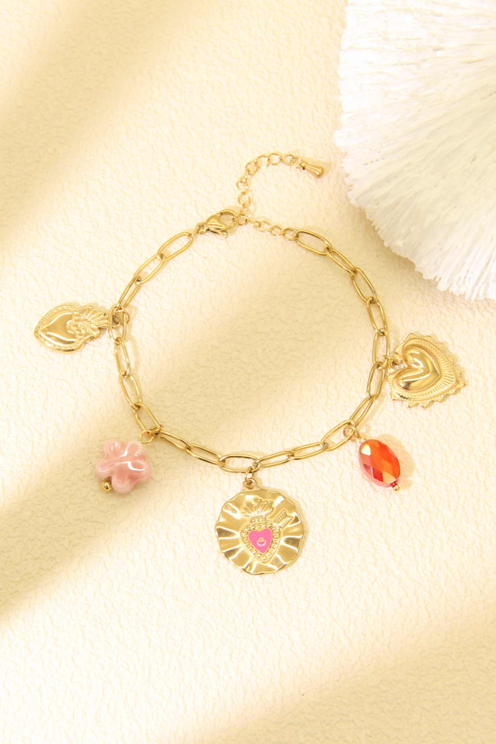 Grossiste Bellissima - Bracelet Charms en Acier Inoxydable