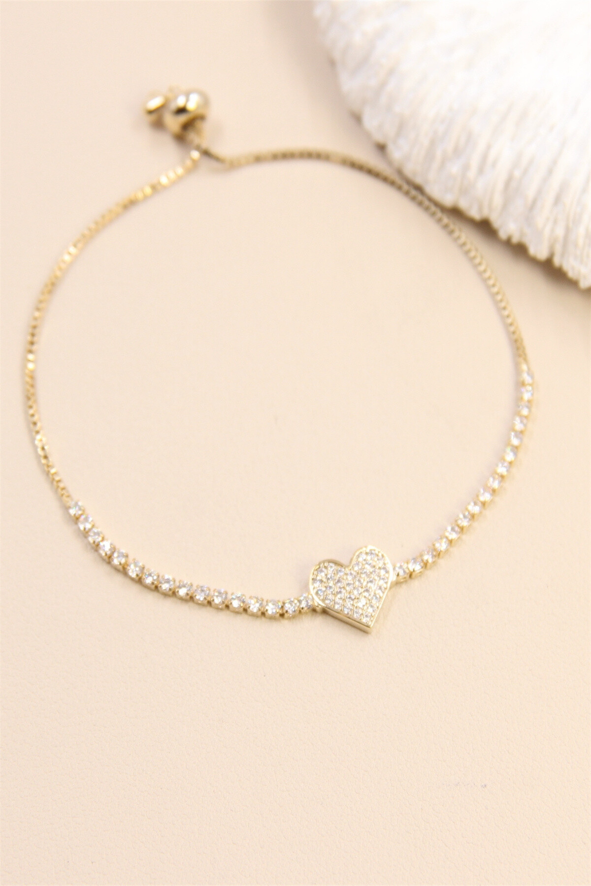Mayorista Bellissima - Pulsera del corazón deslizante hipoalergénico