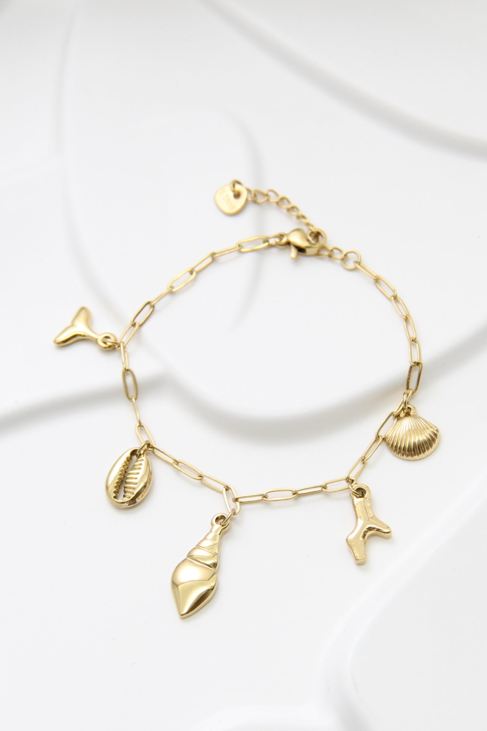 Grossiste Bellissima - Bracelet Charms Marin en Acier Inoxydable