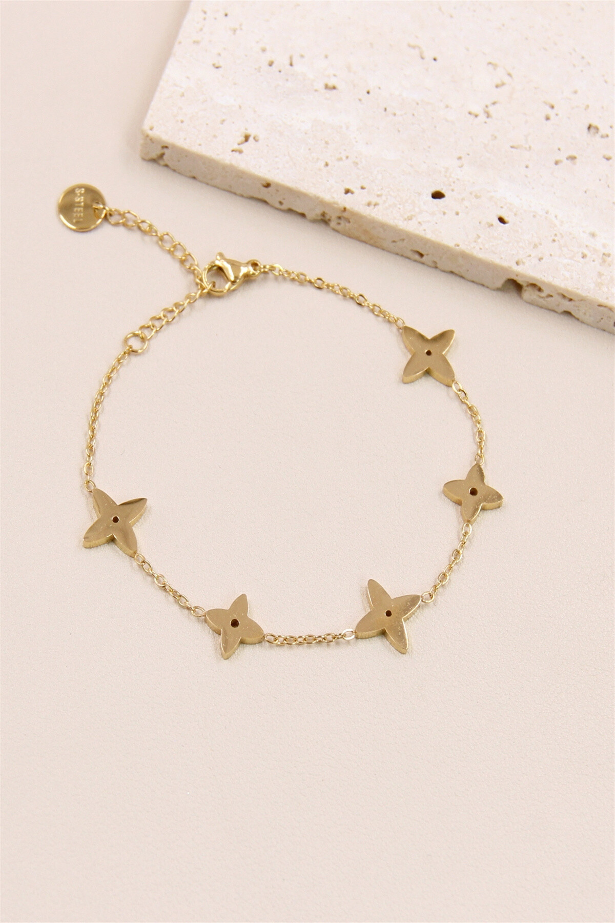 Grossista Bellissima - Bracciale a stella in acciaio inossidabile: Celeste e gioielli moderni