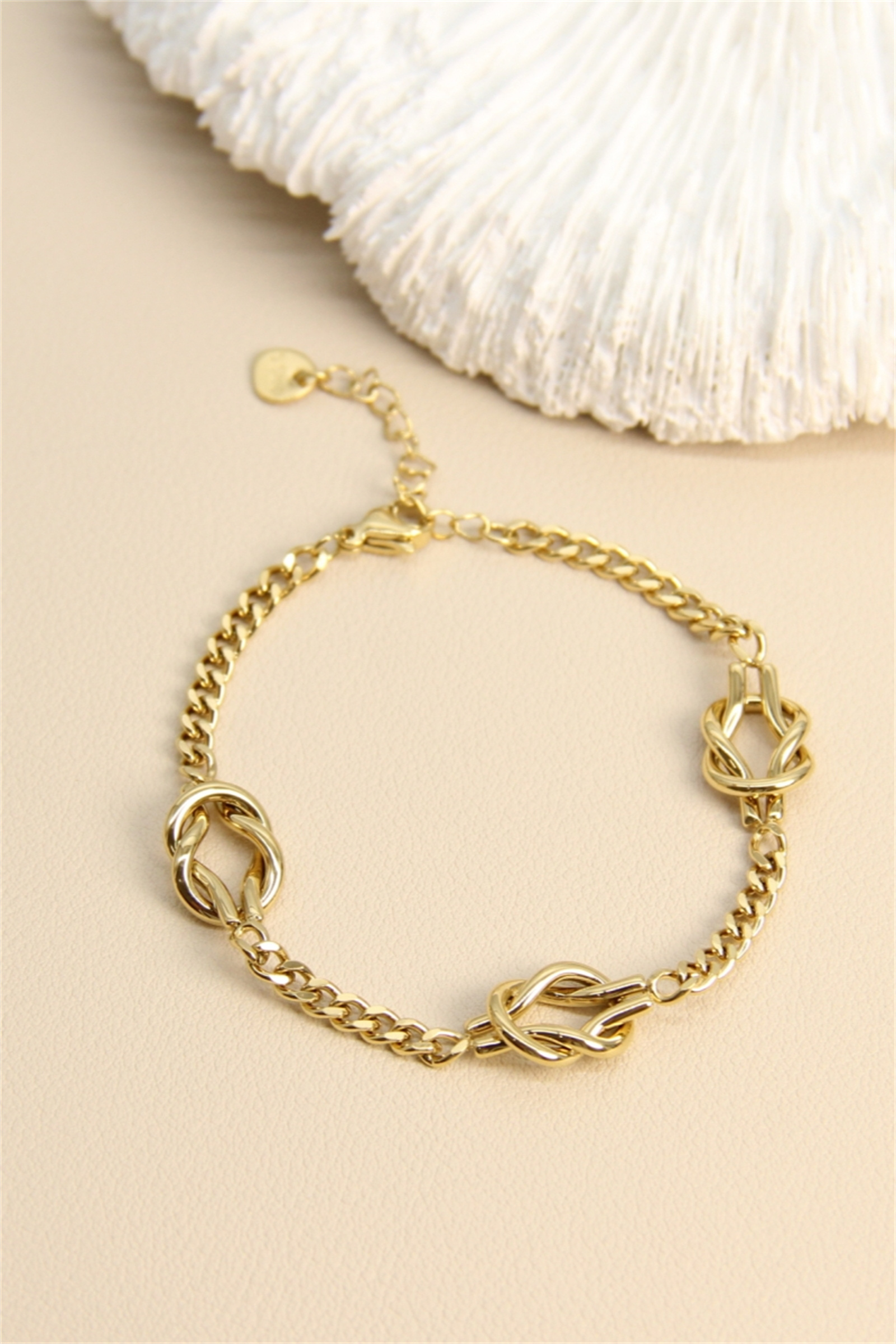 Grossiste Bellissima - Bracelet Maillons Entrelacés – Acier Inoxydable