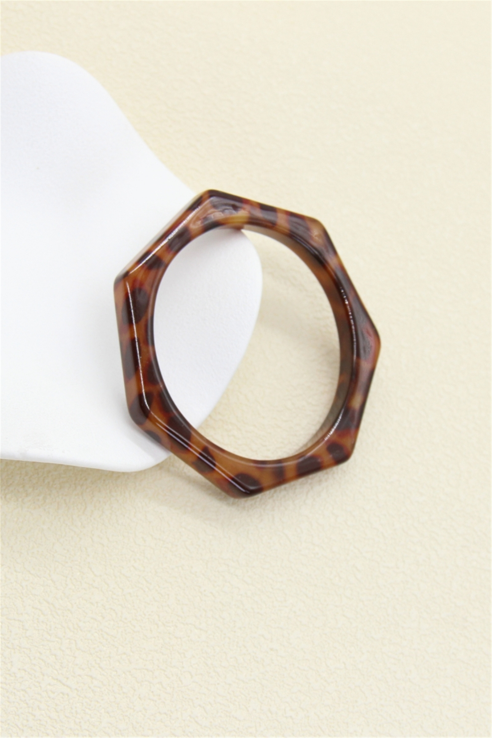 Grossiste Bellissima - Bracelet Léopard Résine – Design Géométrique