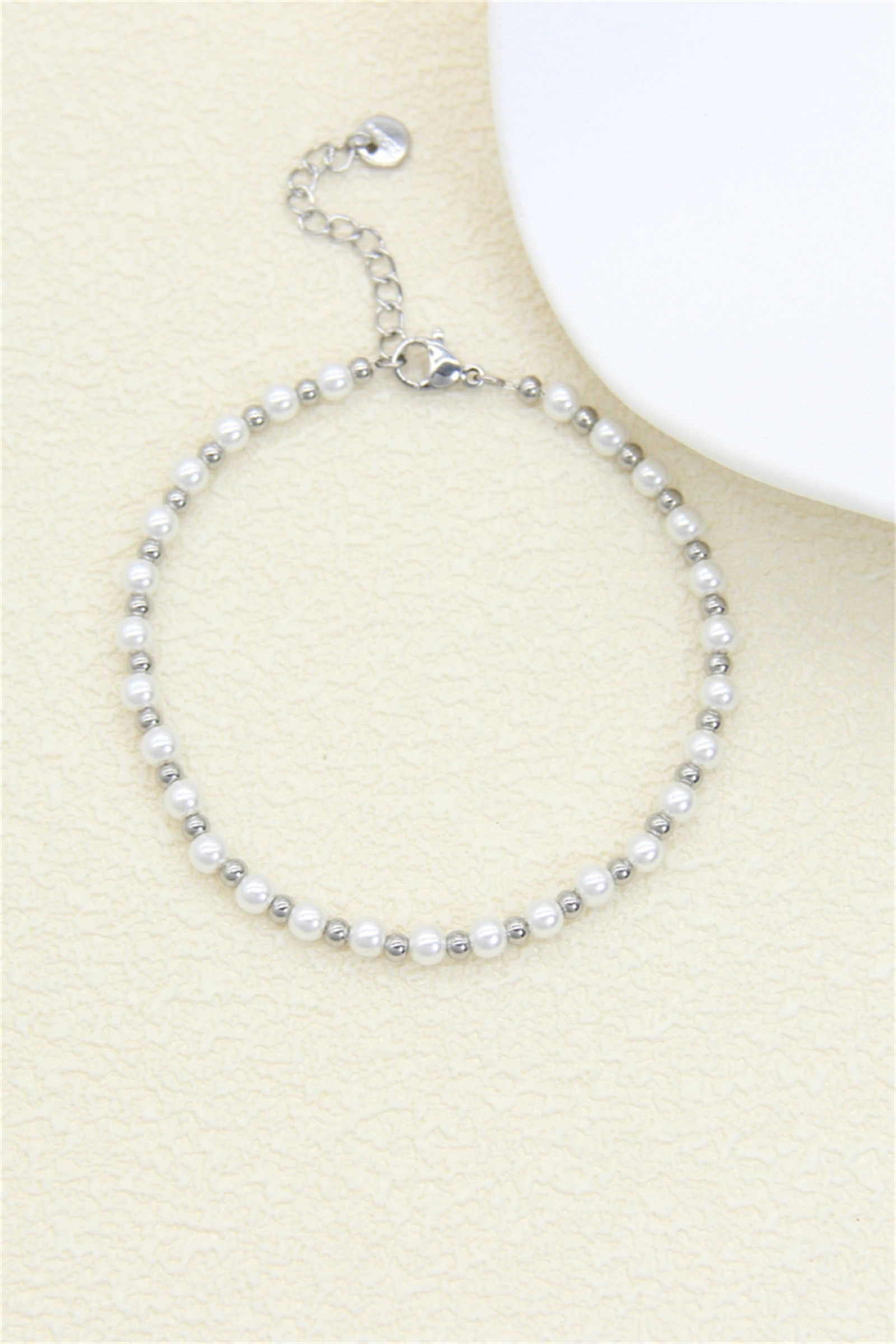 Grossiste Bellissima - Bracelet perles acier inoxydable – Élégance intemporelle