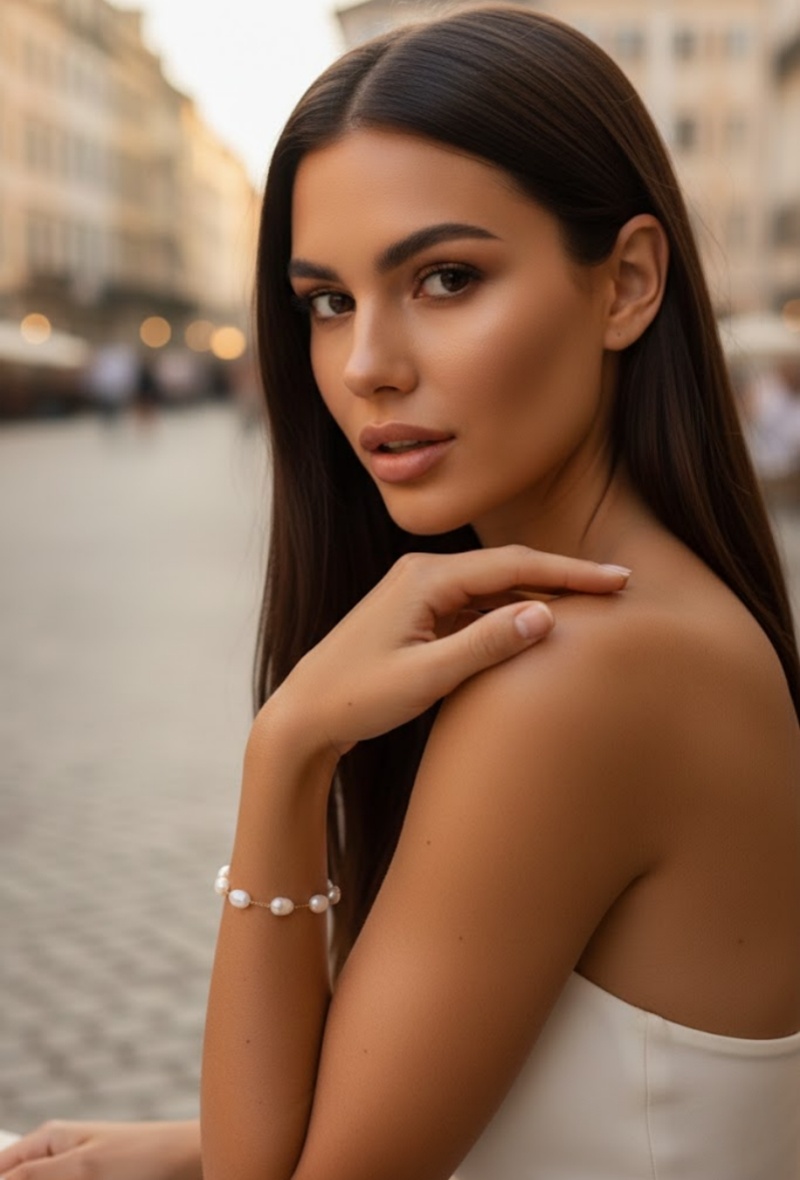 Grossiste Bellissima - Bracelet perles de culture – Acier inoxydable