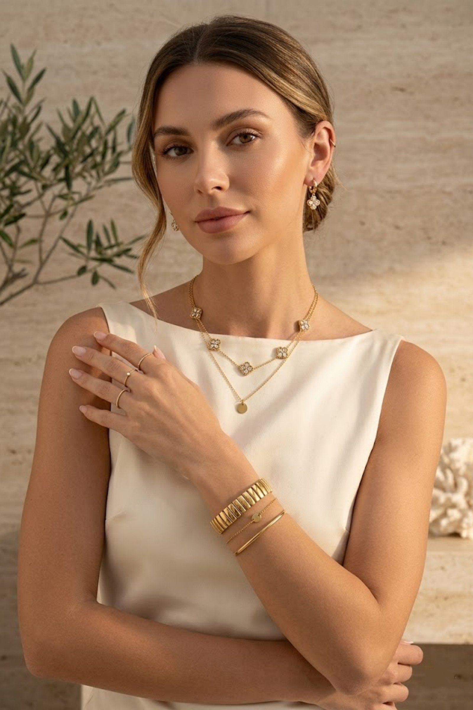 Grossiste Bellissima - Bracelet Maille Élastique en Acier Inoxydable