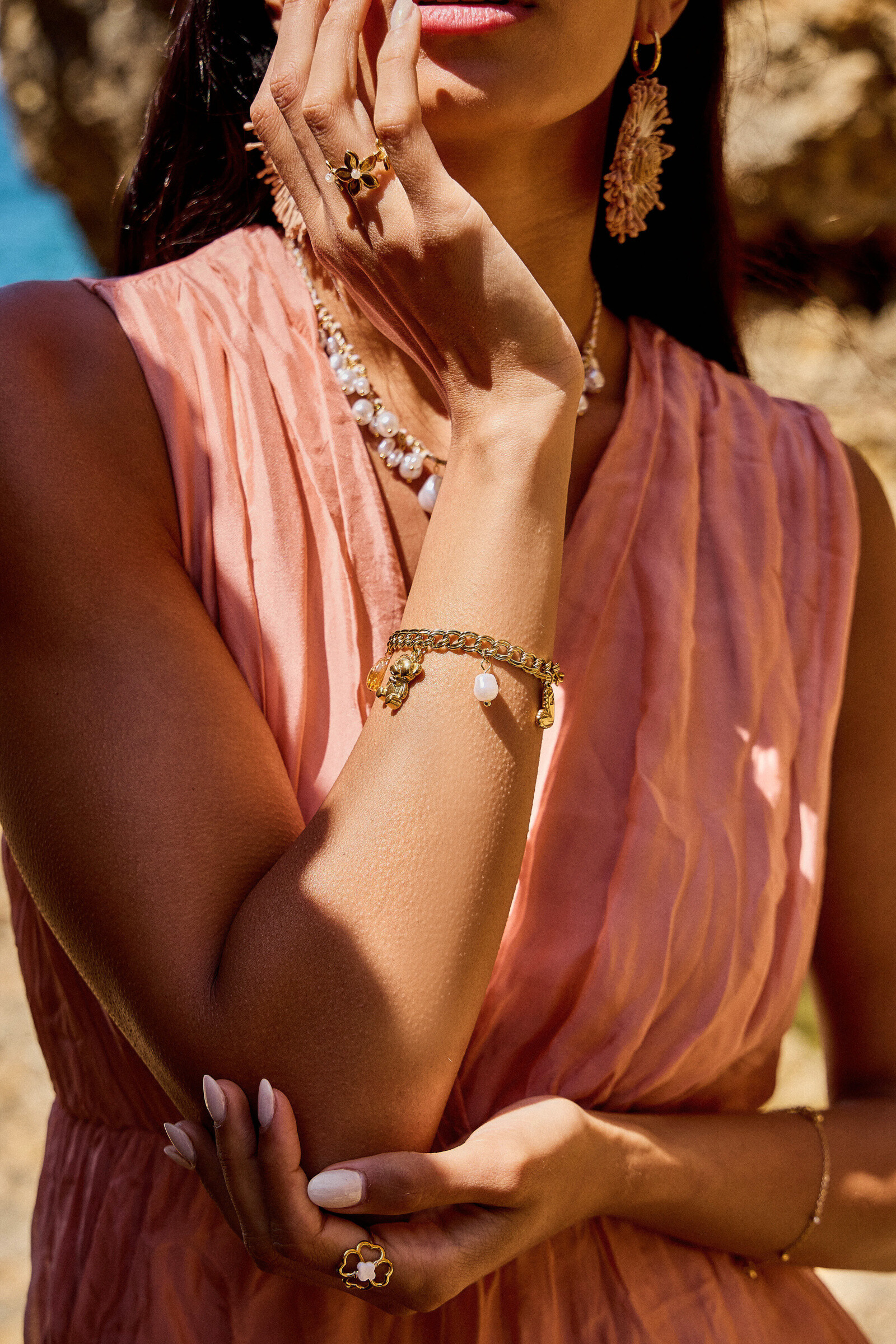 Grossista Bellissima - Bracciale “Sweet Charms” - Acciaio inossidabile