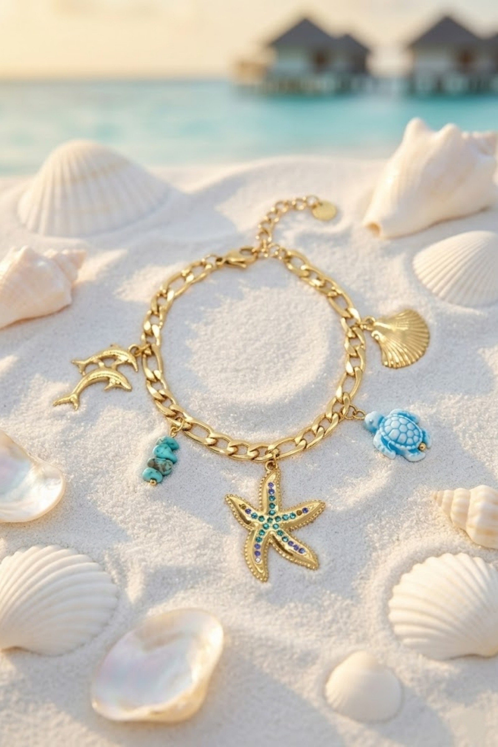 Grossiste Bellissima - Bracelet Charms Étoile de Mer – Esprit Marin Chic