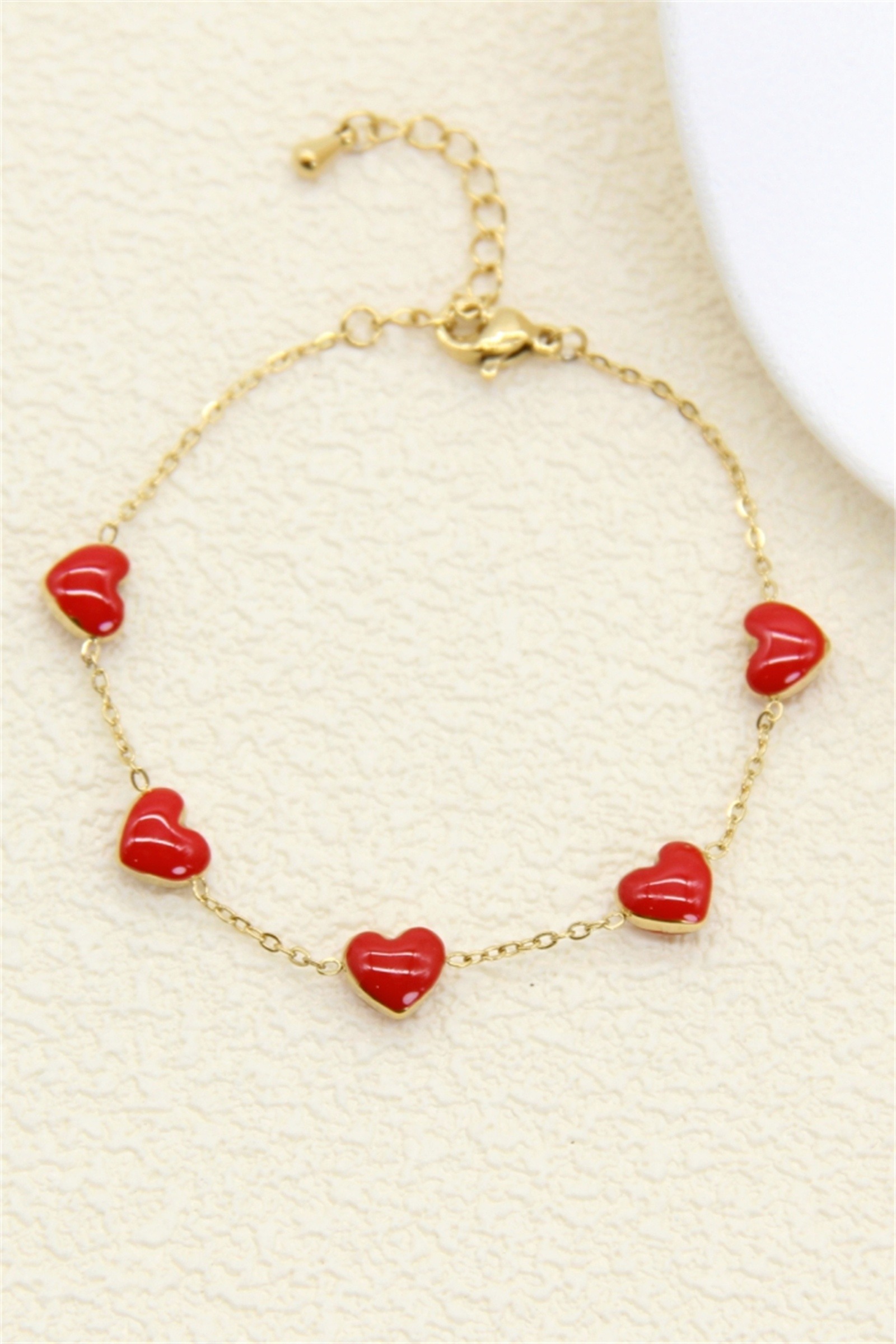 Grossiste Bellissima - Bracelet cœur en acier inoxydable – Charme délicat et couleur éclatante