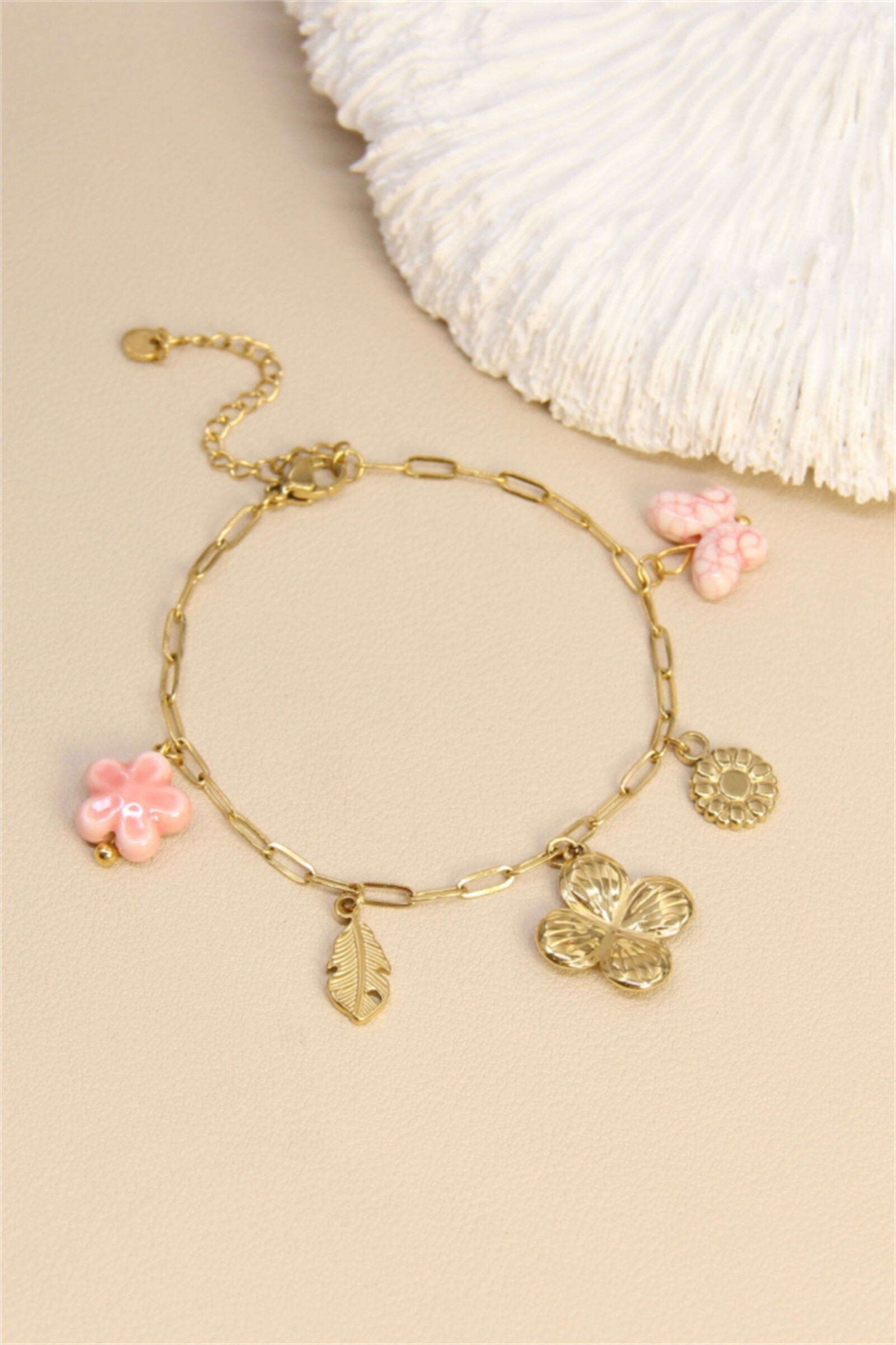 Grossiste Bellissima - Bracelet “Douceur Printanière” – Acier inoxydable