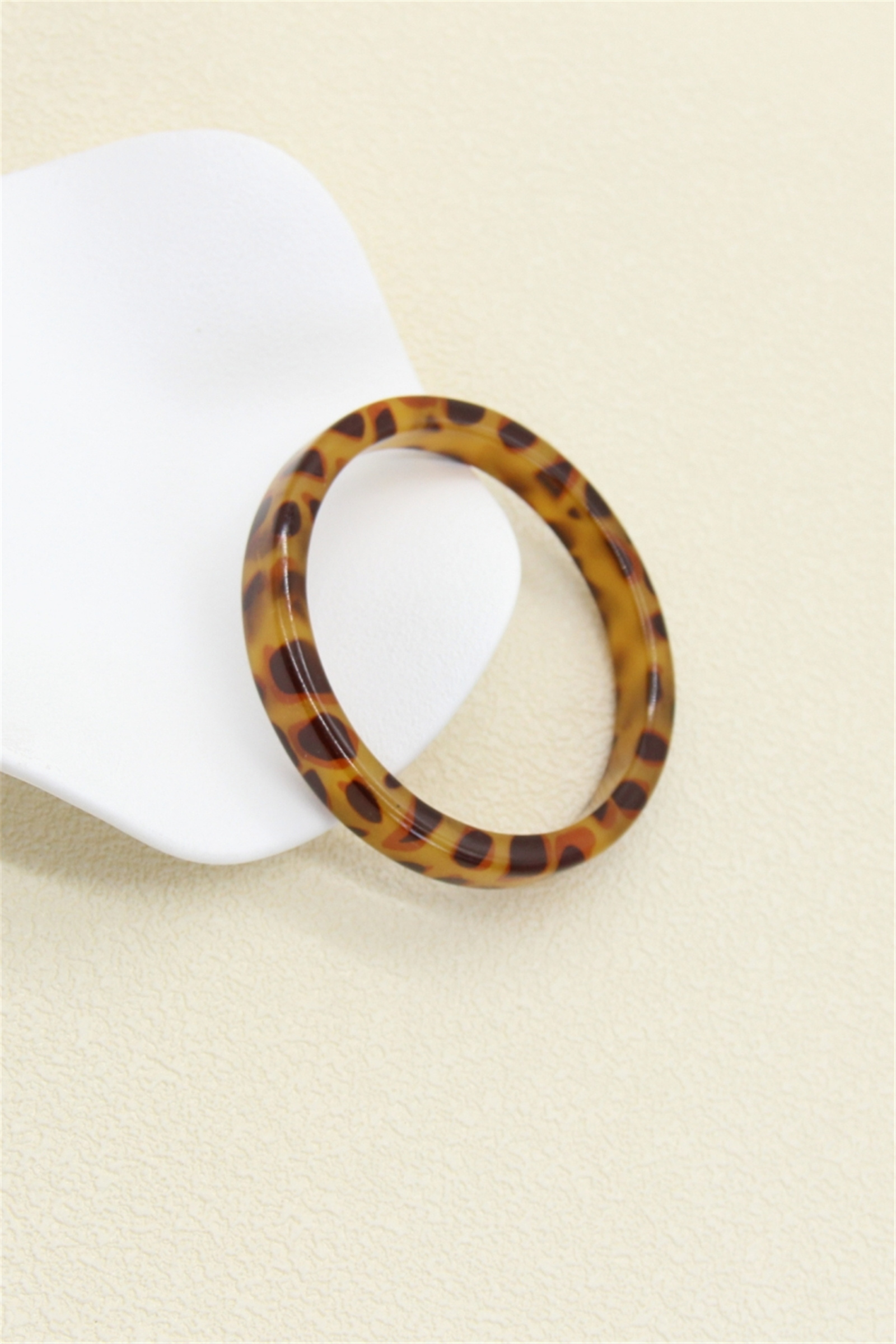 Grossiste Bellissima - Bracelet résine motif léopard