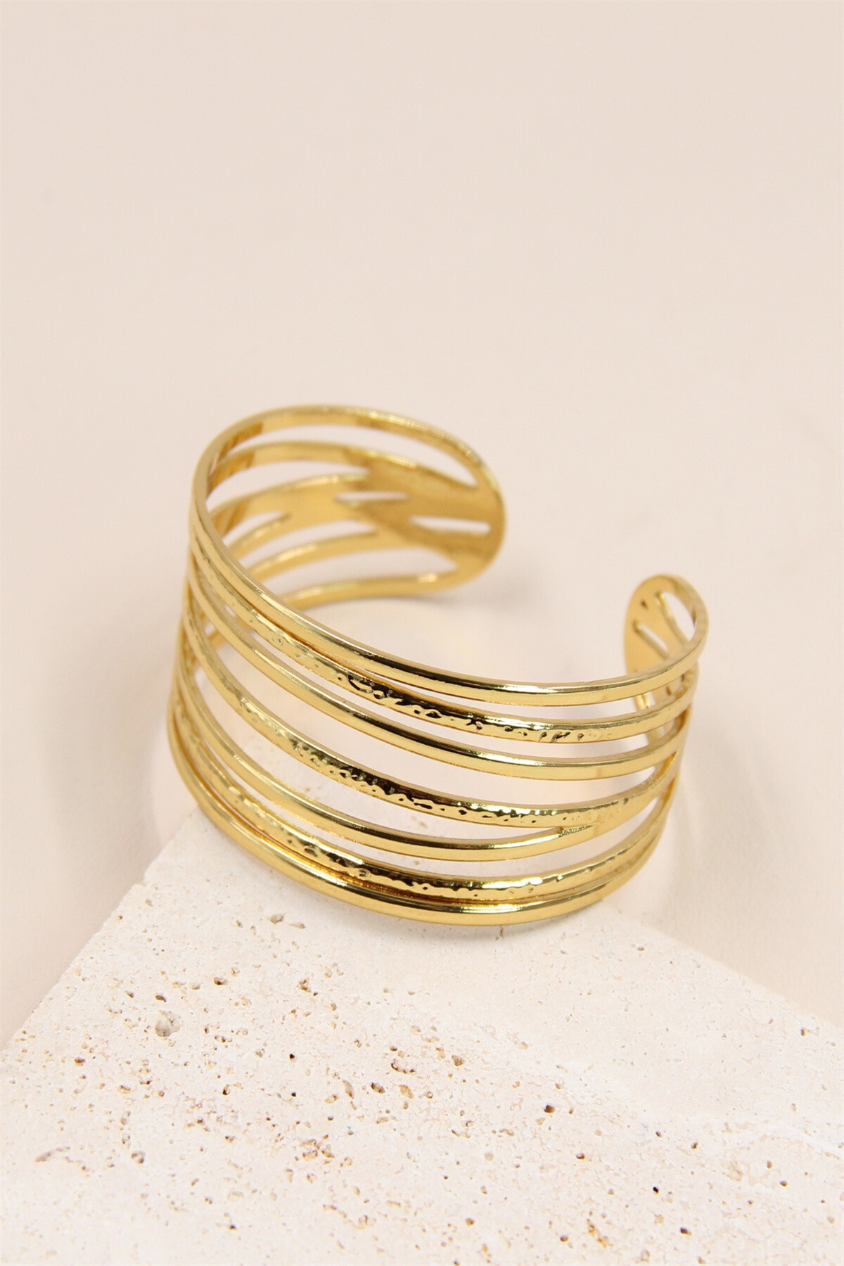 Wholesaler Bellissima - Stainless steel jack bracelet - chic and sophisticated