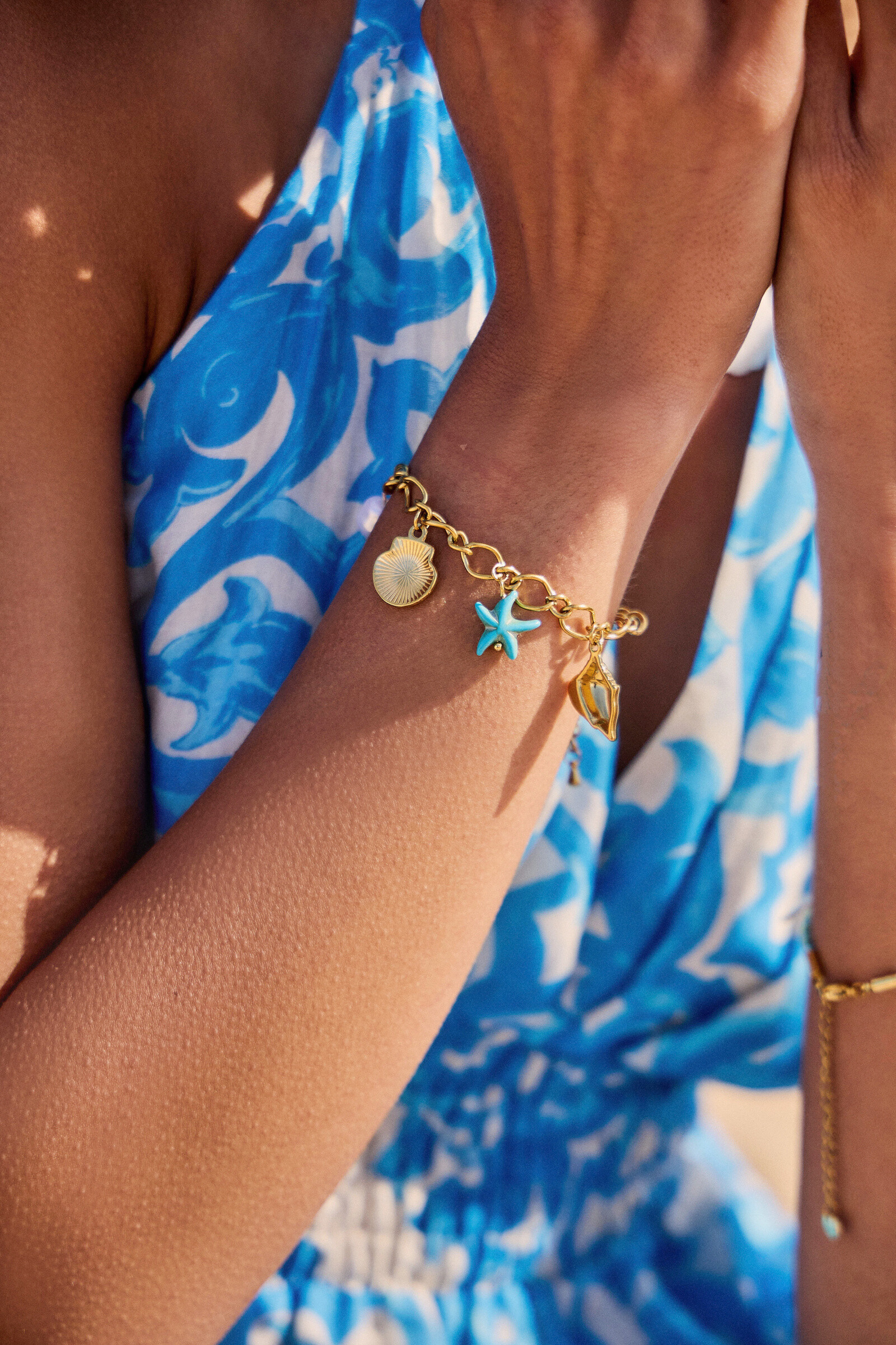 Mayorista Bellissima - Brazalete marin de encanto - acero inoxidable