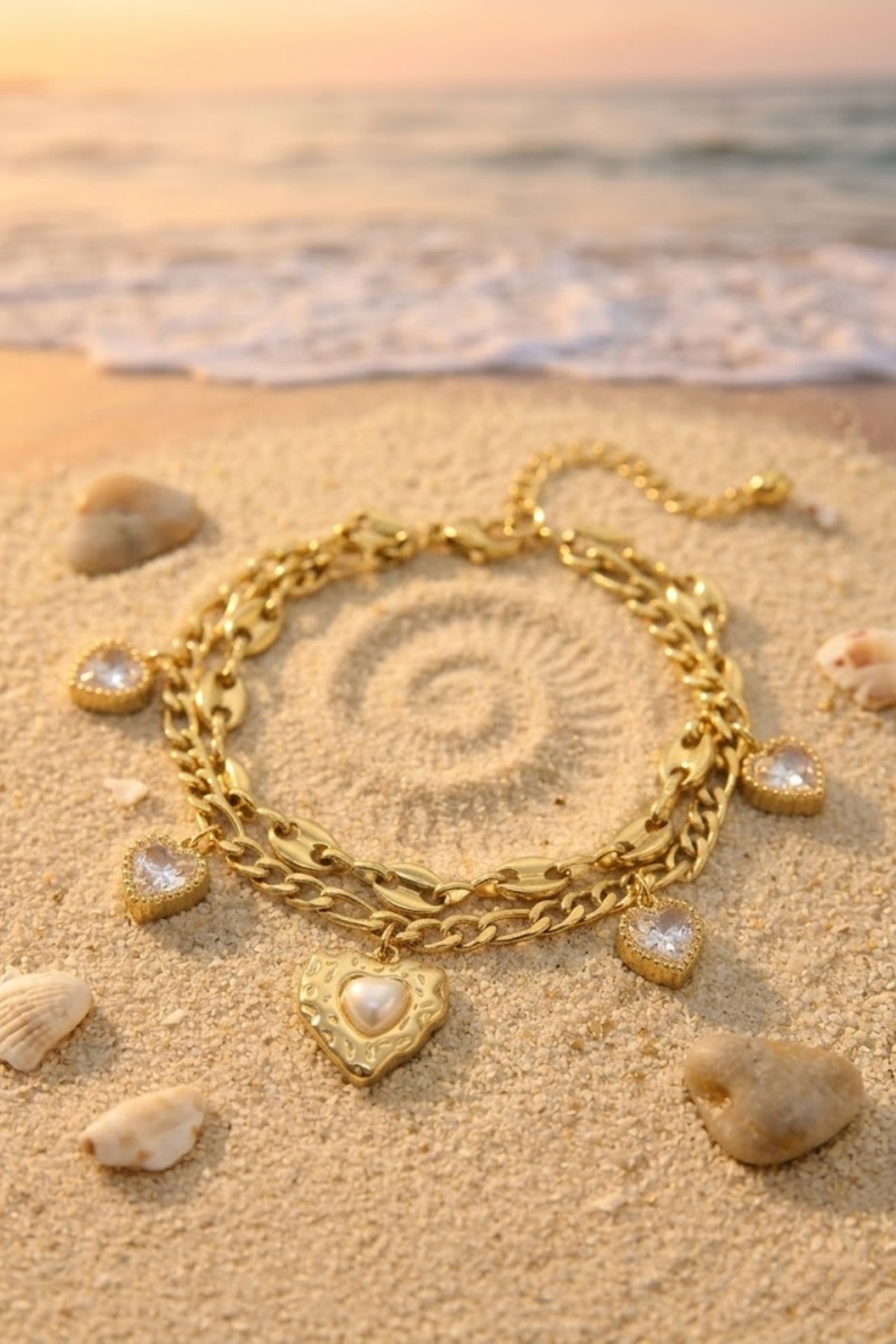 Grossiste Bellissima - Bracelet “Cœur à Prendre” – Acier inoxydable