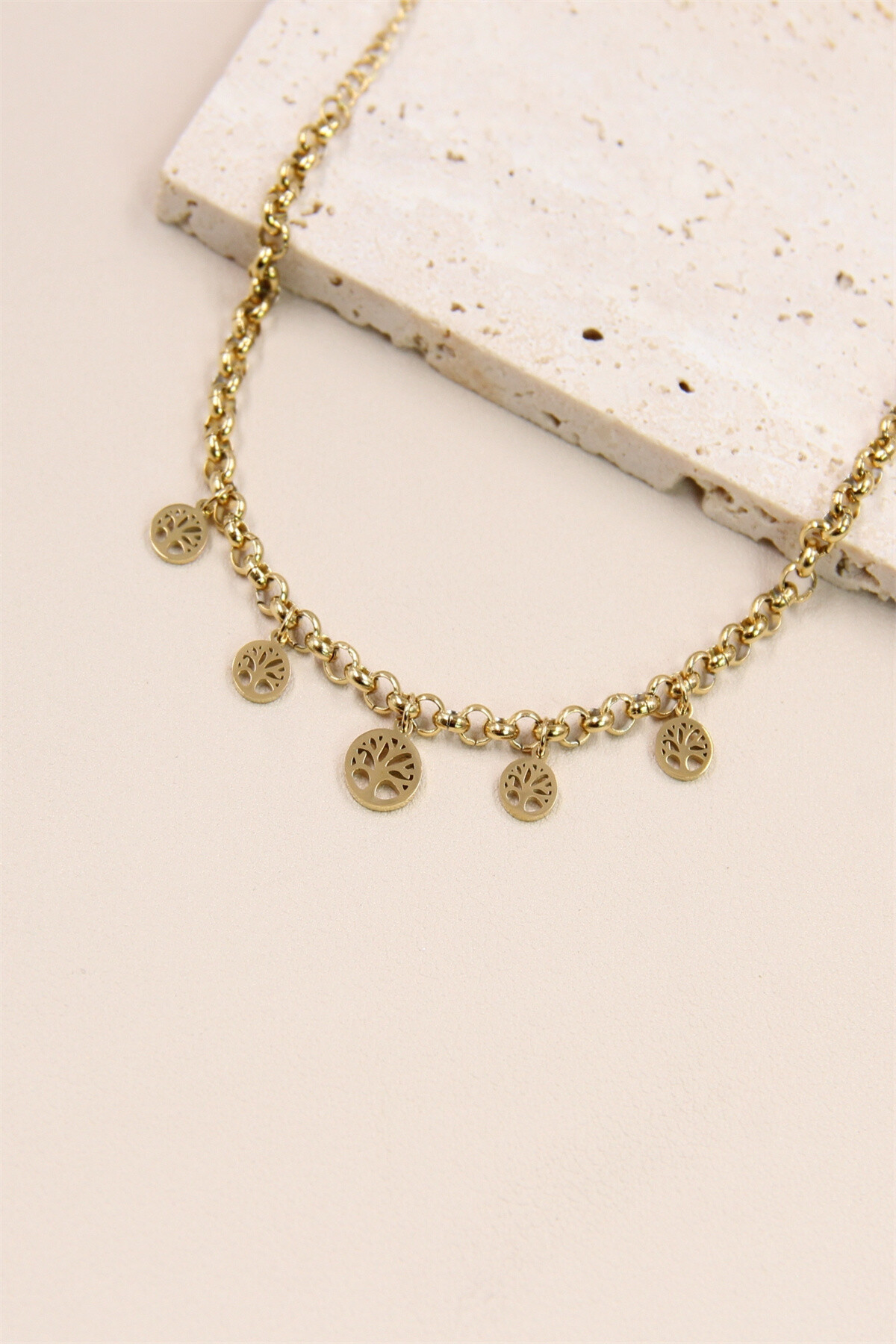 Grossista Bellissima - Bracciale ad albero in acciaio inossidabile - fascino ed eleganza
