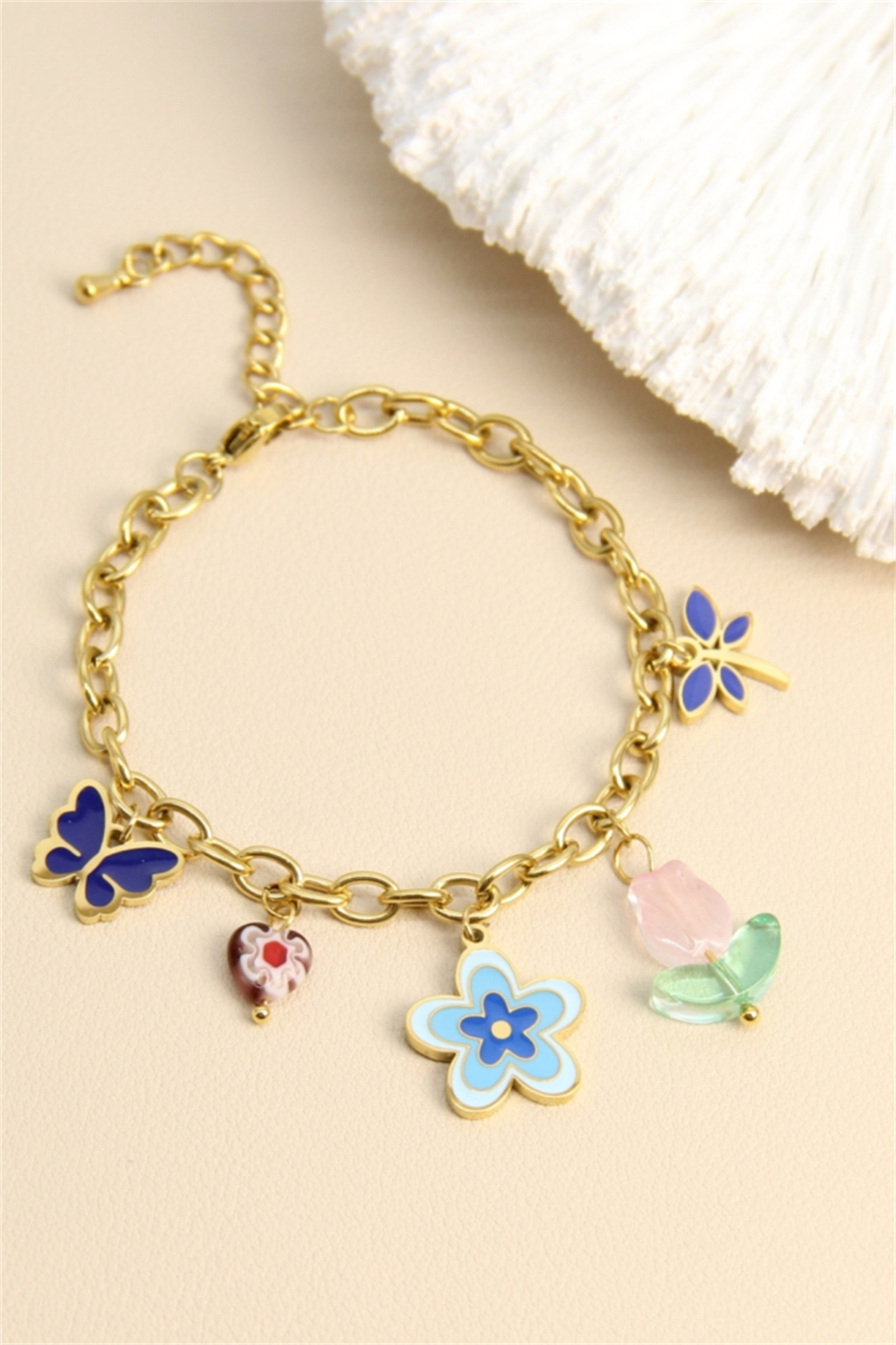 Grossiste Bellissima - Bracelet “Jardin Enchanté” – Acier inoxydable