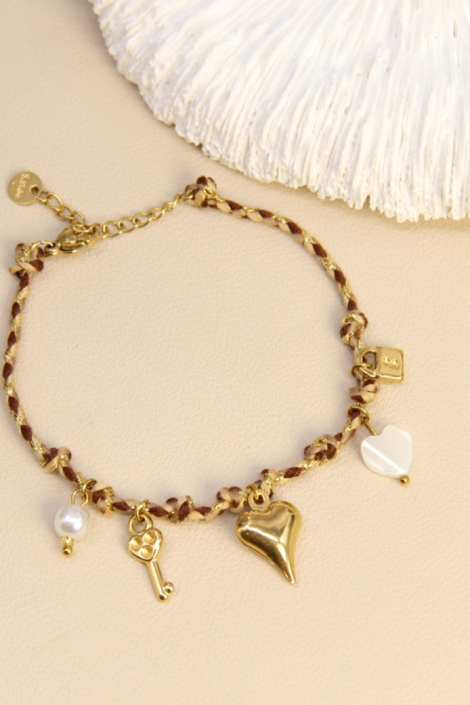 Grossiste Bellissima - Bracelet Clé du Cœur – Délicatesse & symboles