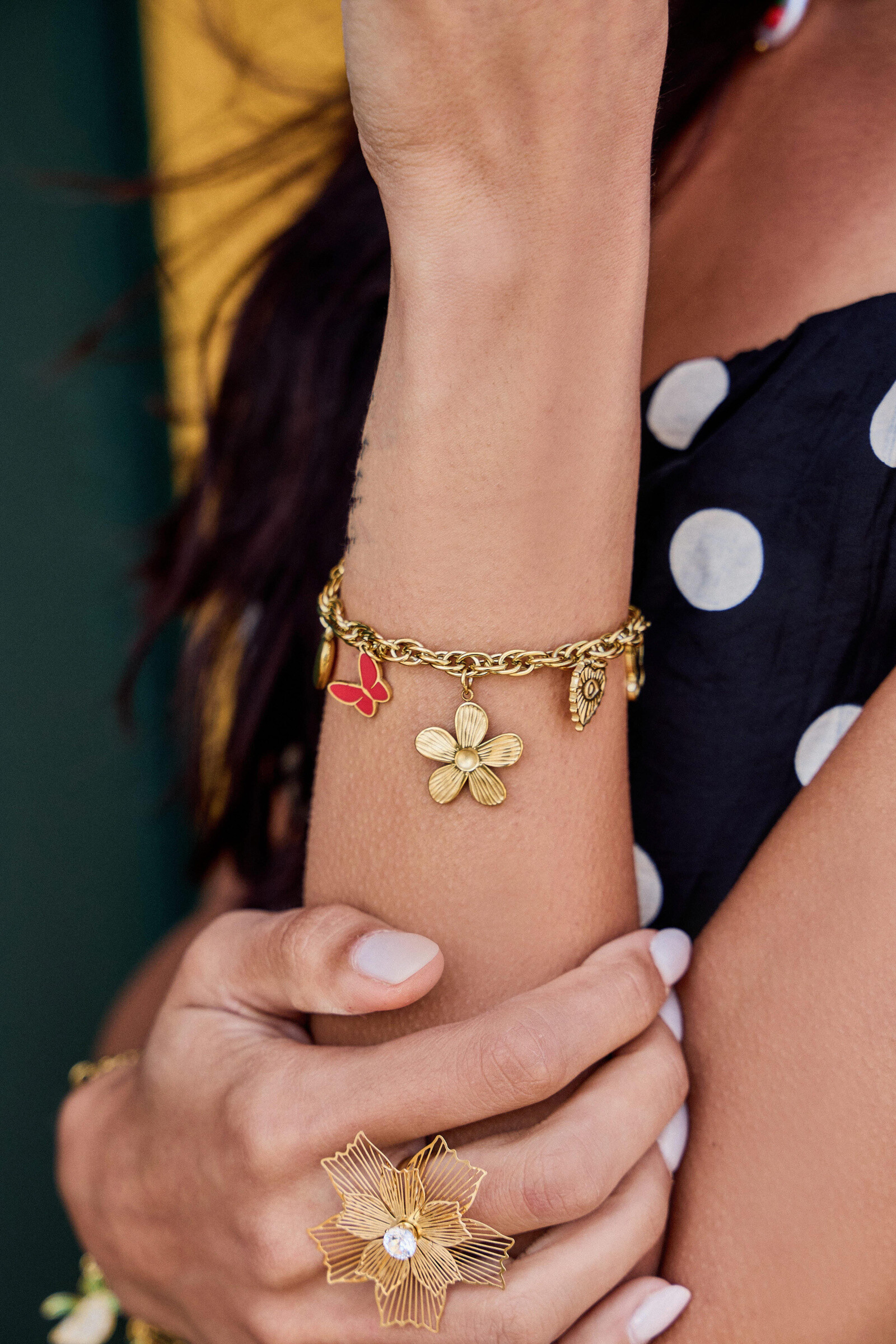 Grossista Bellissima - Bracciale Charm in acciaio inossidabile - Tesoro Marino