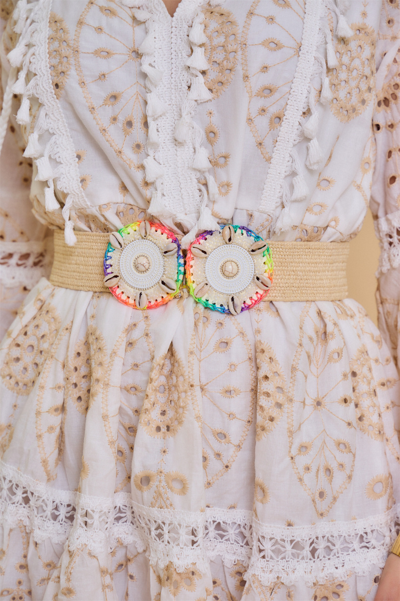 Wholesaler Bellissima - Elastic belt decorated with shell